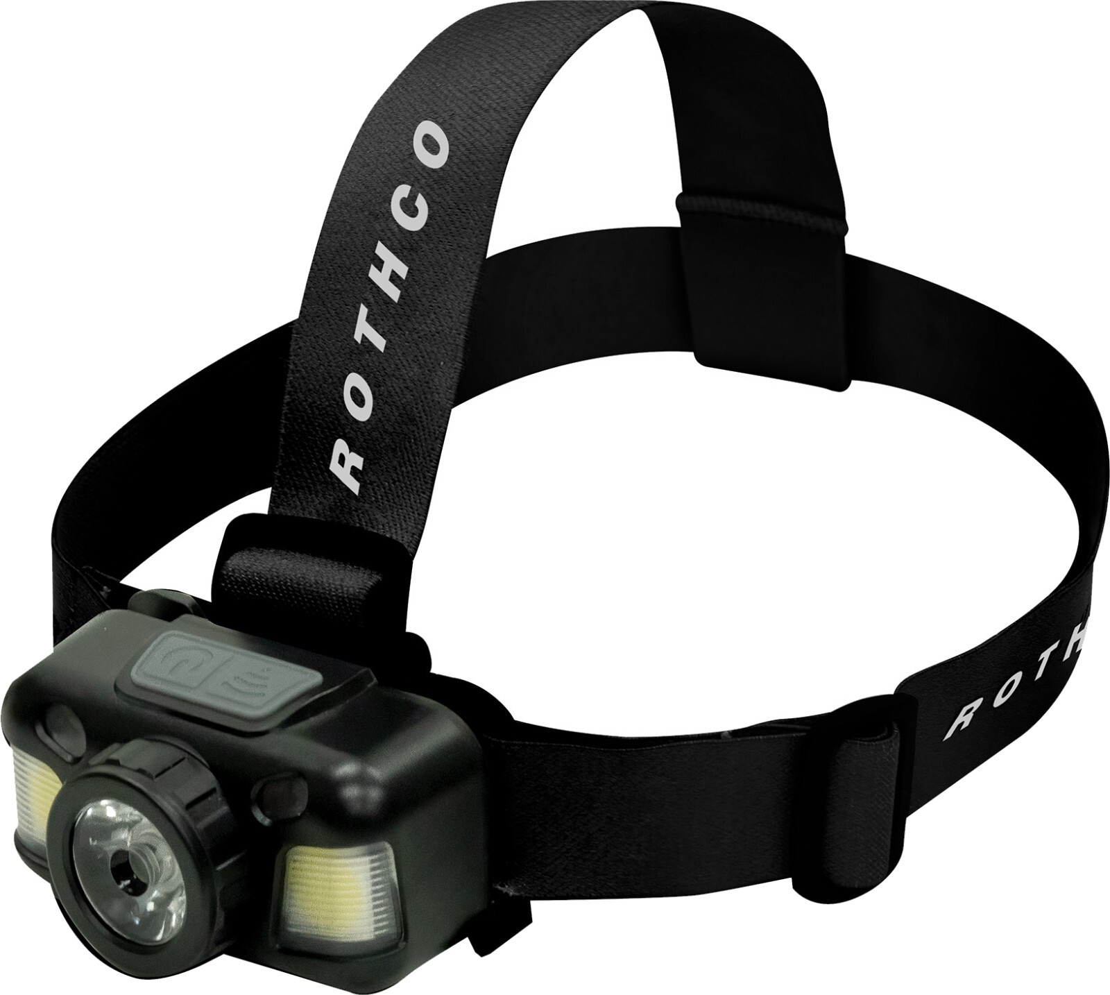 Rothco Black Rechargeable 600 Lumen Led Headlamp Motion Sensor Work Flashlight