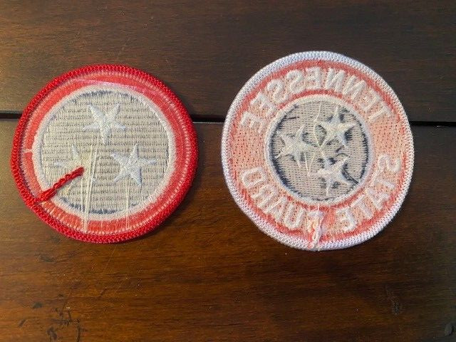 TENNESSEE STATE GUARD SHOULDER PATCH SET ..... MINT! 2 SUPERB VARIATIONS !!!!