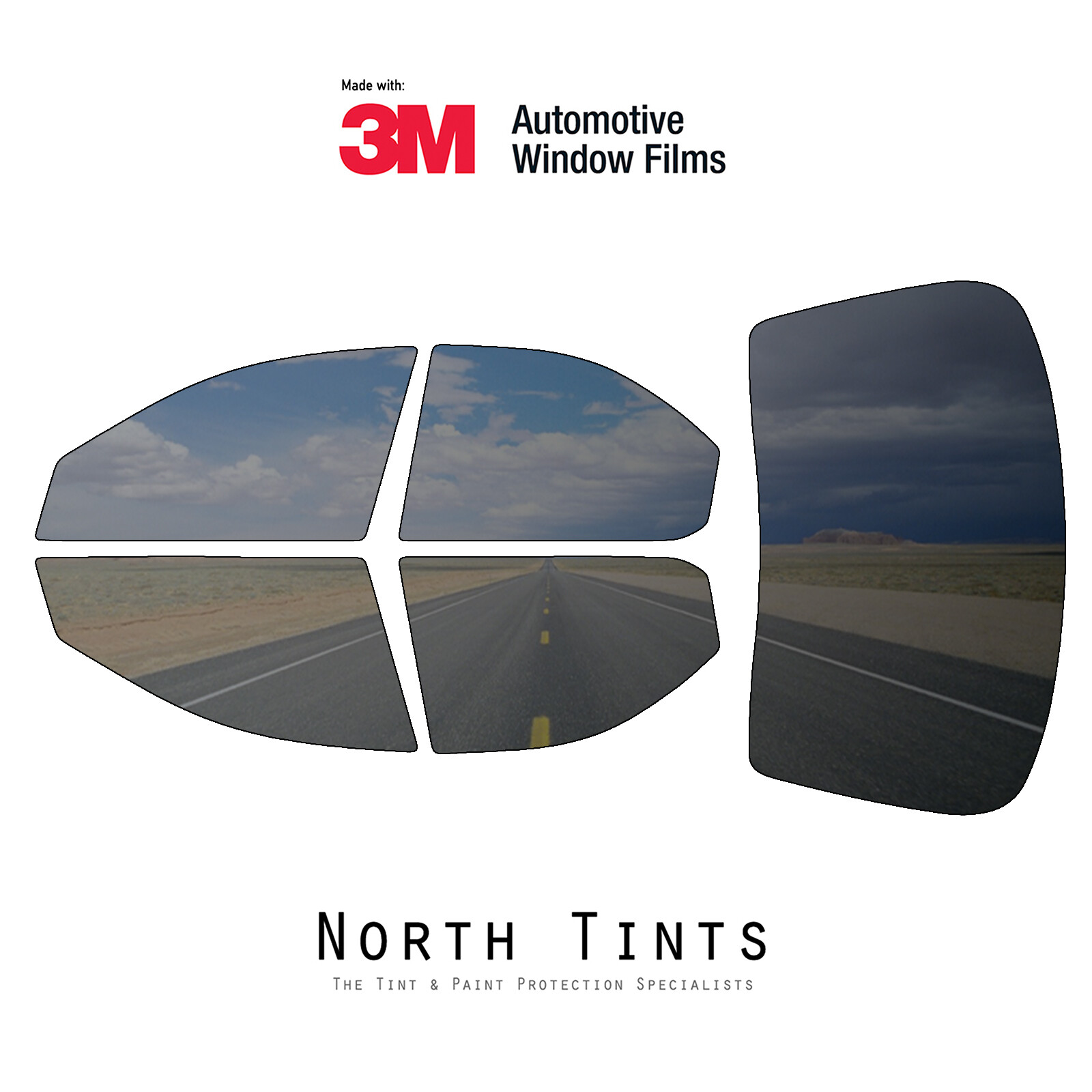 3M COLOR STABLE PreCut Window Tint Glass Film for Chrysler Cirrus 1995-2000