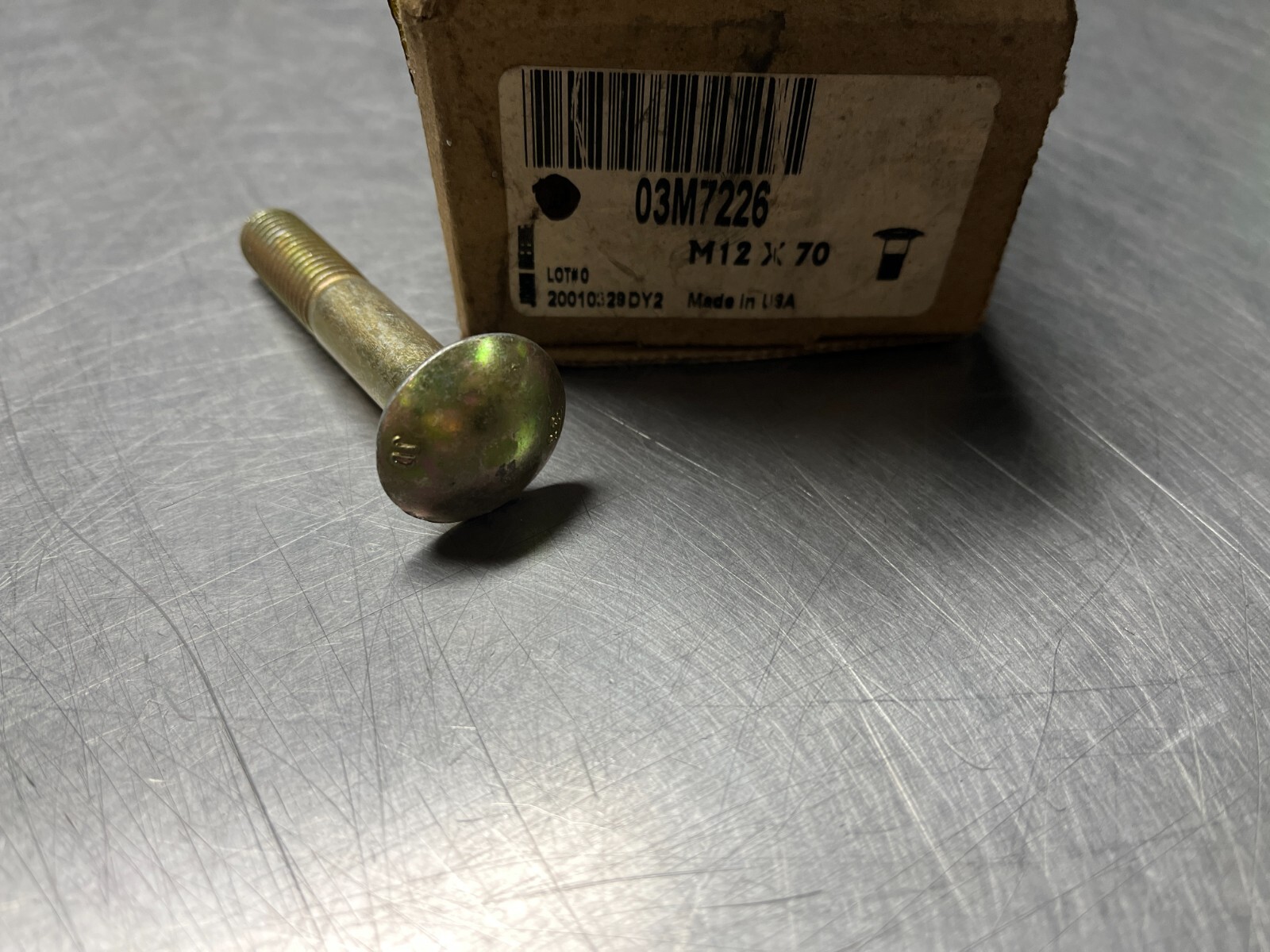 03M7226   GENUINE OEM  John Deere   BOLT   M12x70