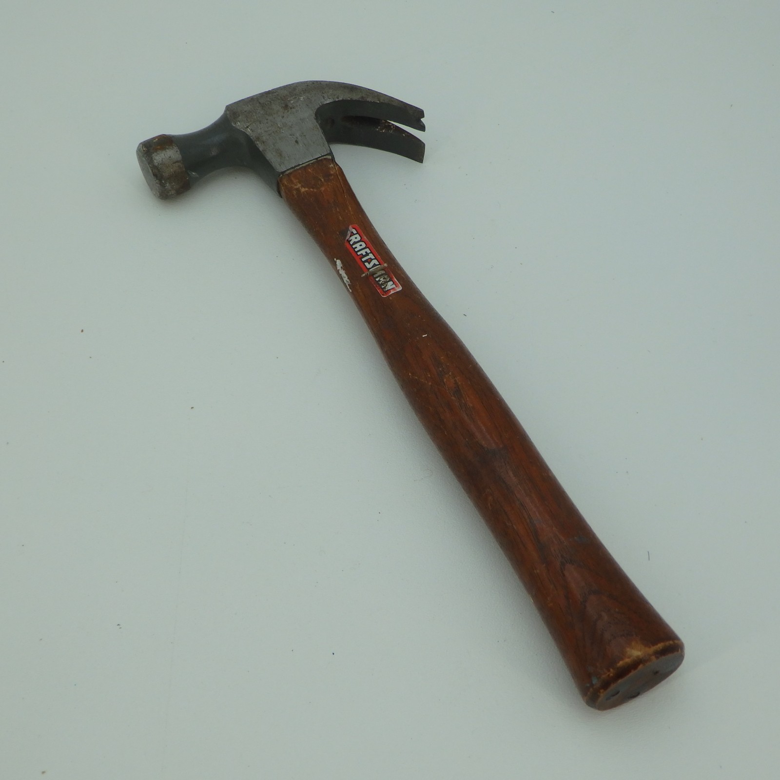 Vintage Craftsman 16oz Curved Claw Hammer Wood Handle Used Good Condition 33048