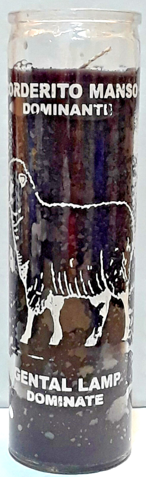 Veladora CORDERITO MANSO--DOMINANTE, Dominar/Amansar En Negro Producto Esotérico