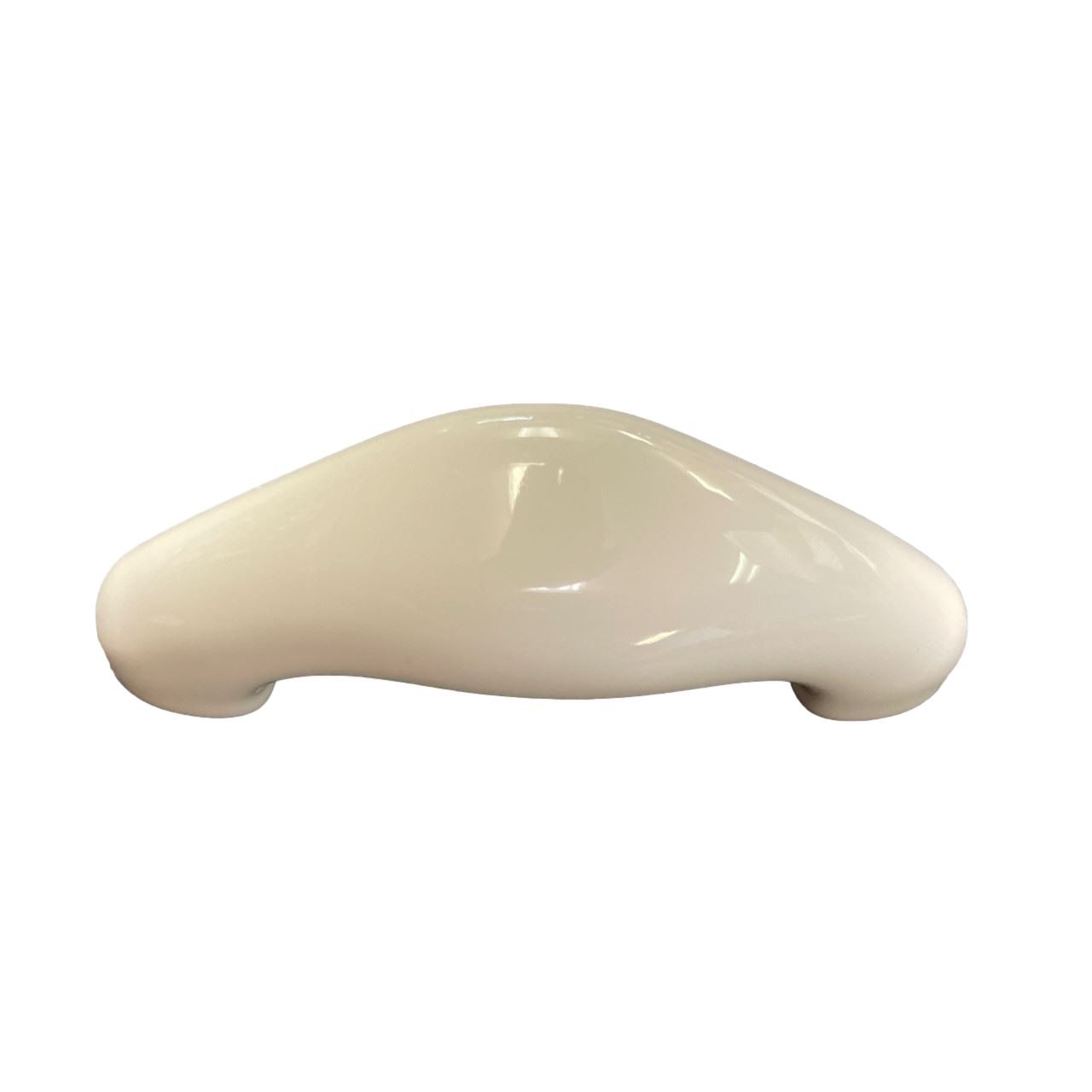 3" Tapered White Ceramic Pull