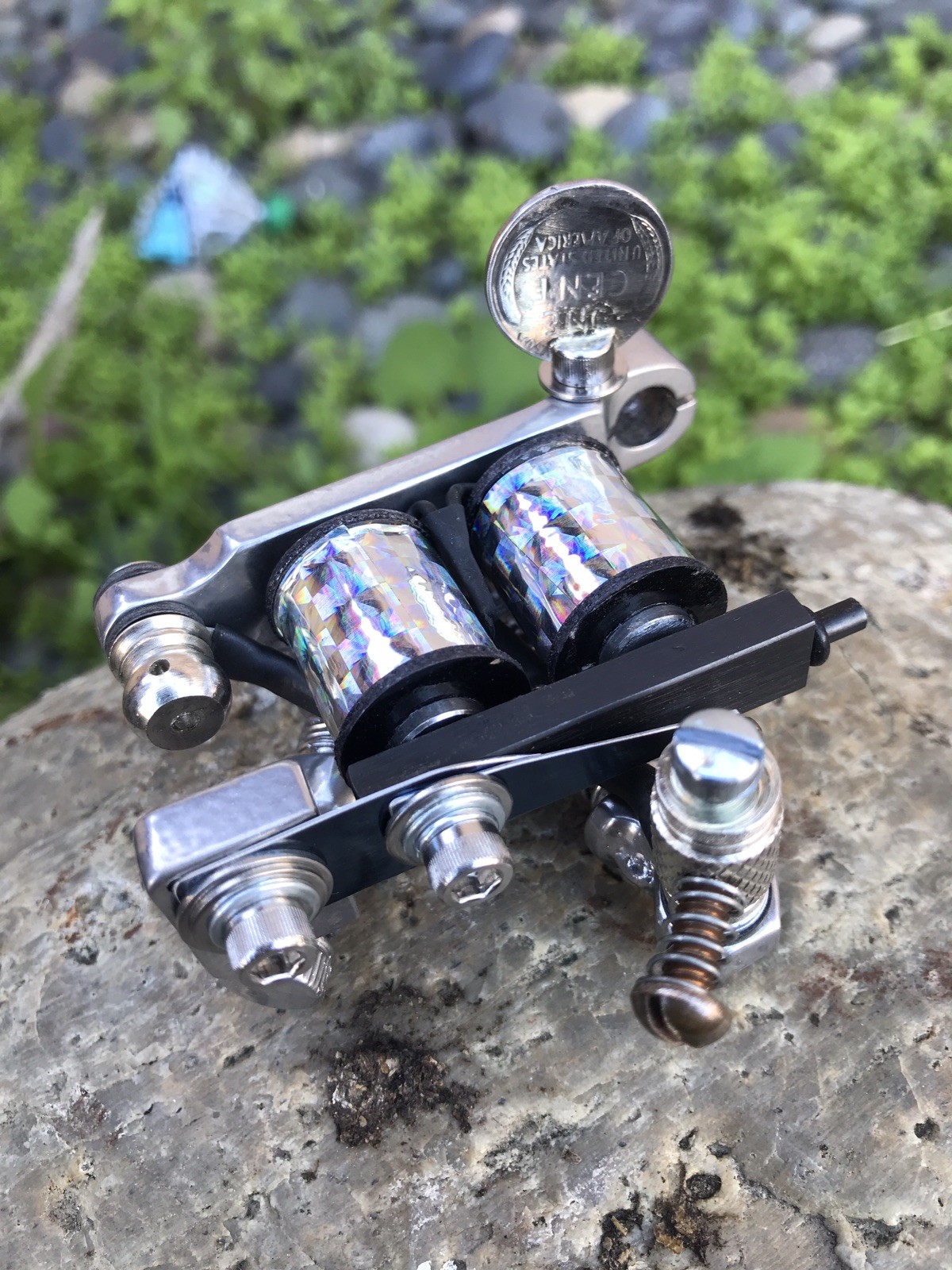 Professional Handmade Tattoo Machine Chrome Mechanical Liner