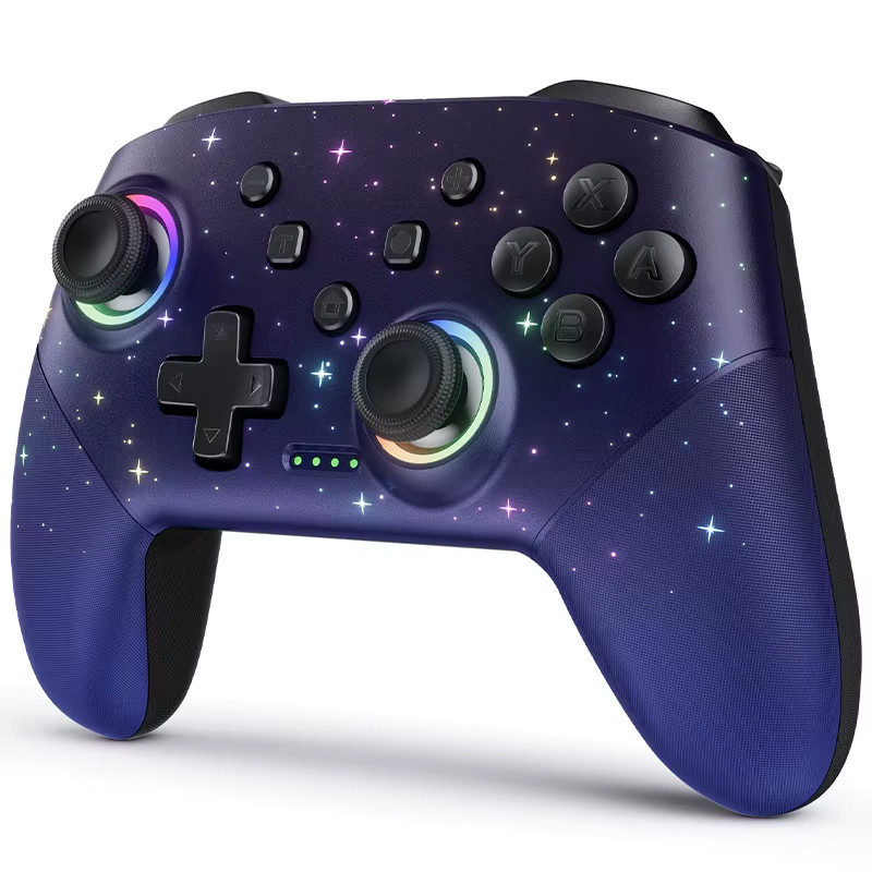 Switch Controller, LED Star Wireless Pro Controller for Switch/Lite/Oled, Multi-
