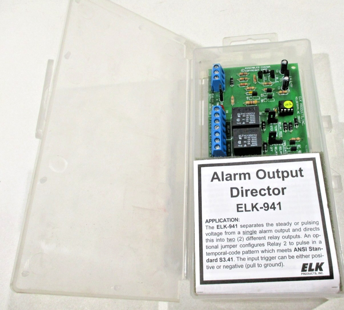 ELK Alarm Output Director ELK-941 New
