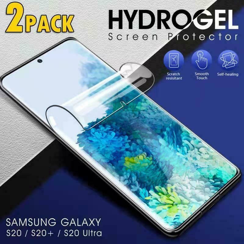 2Pack HYDROGEL Screen Protector Samsung Galaxy S21 S20 Fe S10 S9 S8 Plus S 22