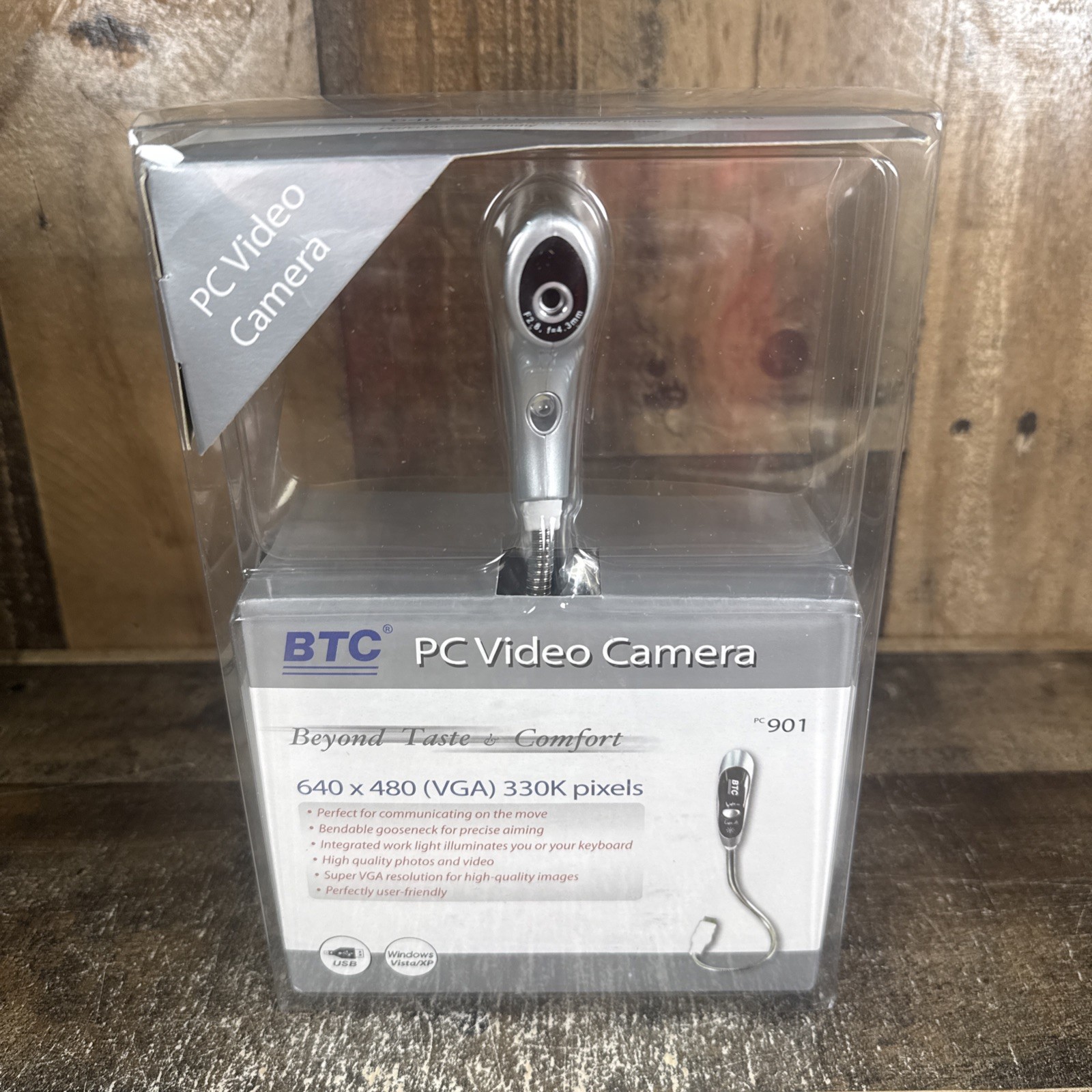 BTC PC Video Camera USB Flexible Bendable Gooseneck for Windows, Video & Sound