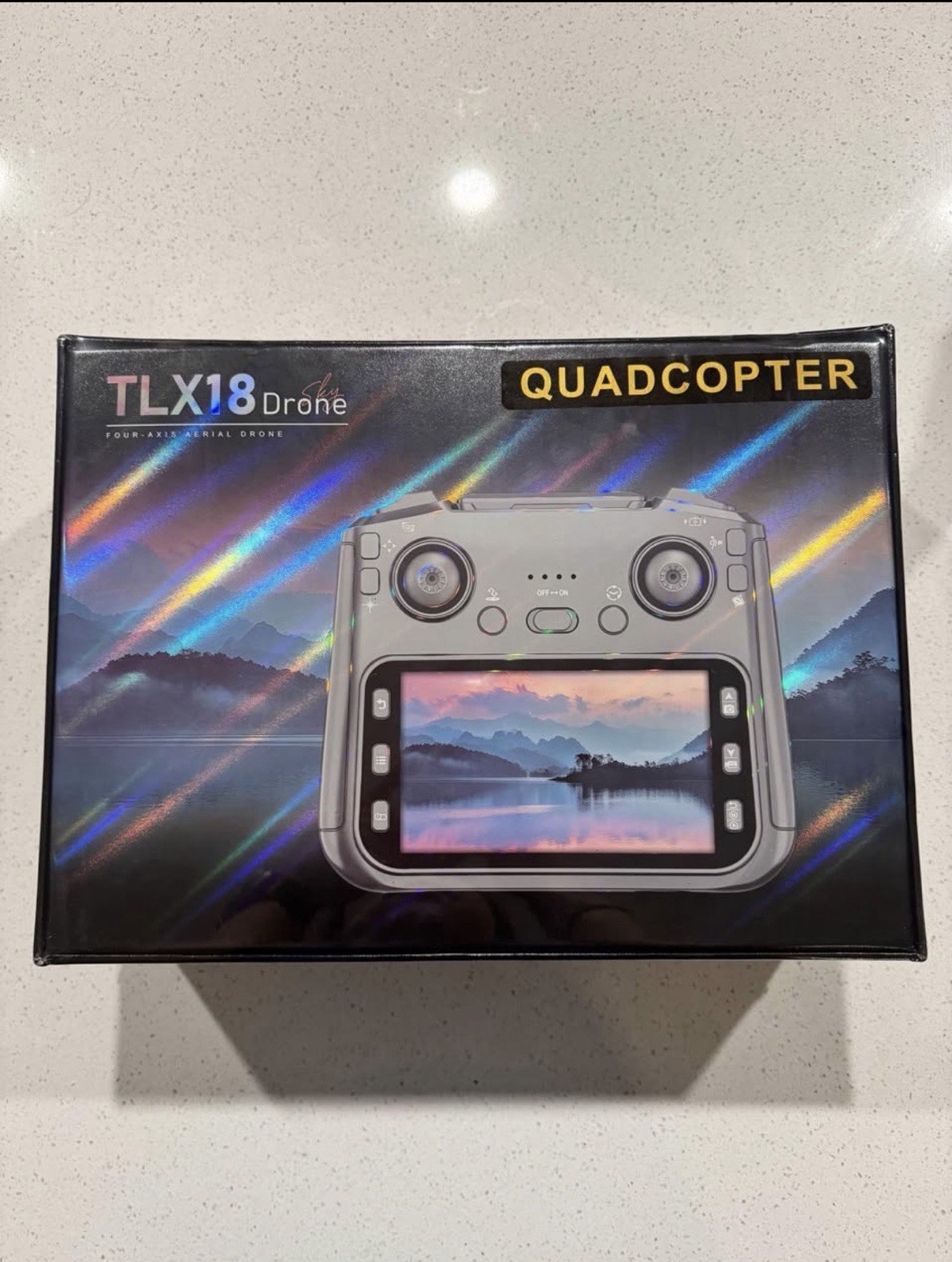 DMES TLX18 Quadcopter Drone HD Camera Foldable LED Light Optical Flow
