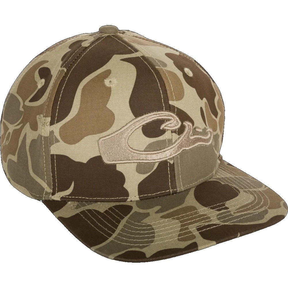 Drake Waterfowl Camo Flat Bill Cap DH3009