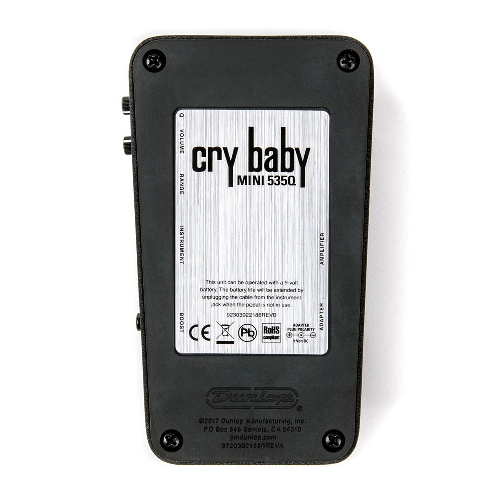 Dunlop CBM535Q Cry Baby Mini 535Q Wah Q Control Electric Guitar Effects Pedal