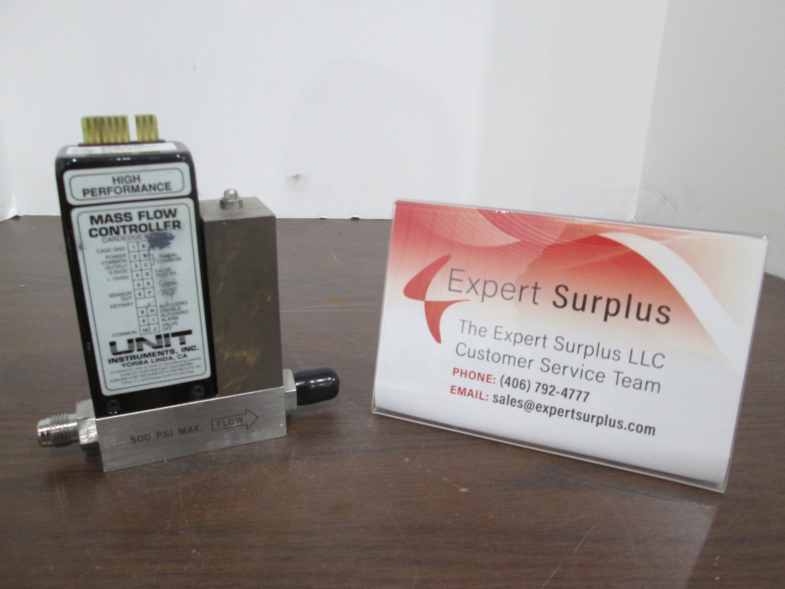Unit, UFC-1100, 20 SLPM, O2, Mass Flow Controller, 1/4" Port, Used