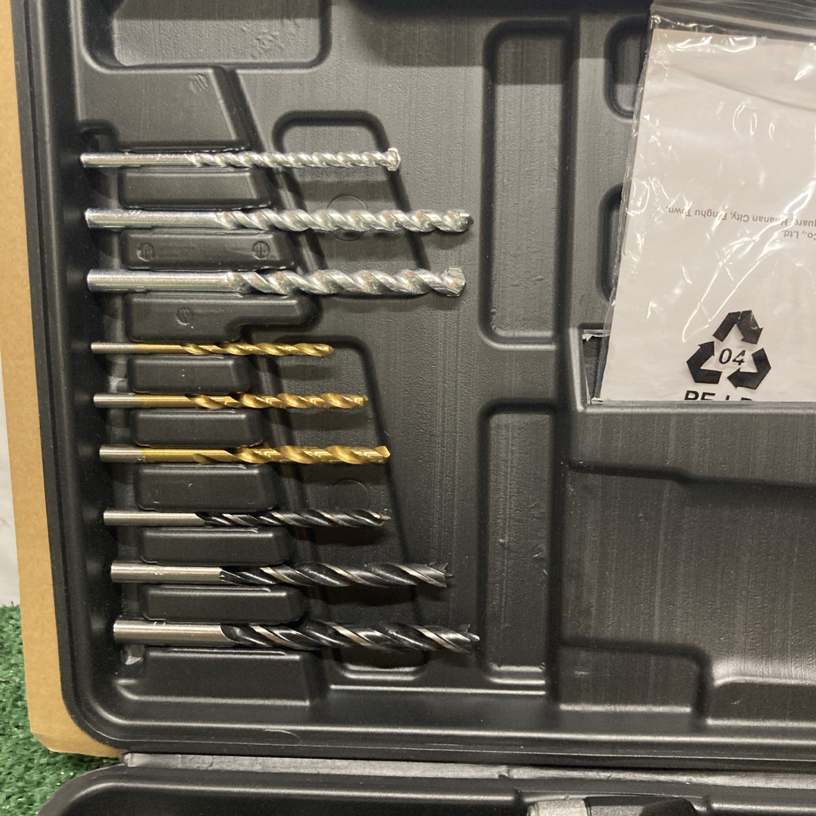 Meterk Impact Drill - Bits- Chuck- New (OKEB-09-012)