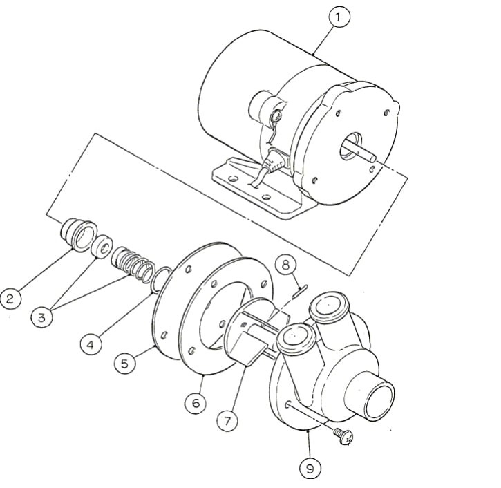 APTA92P10WD1 PA0613 Water Pump Motor 120V 53.4W 0.4A For Hoshizaki Ice Machine