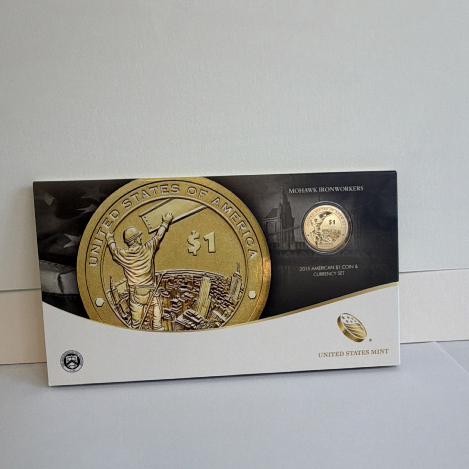 2015 Native American $1 Enhanced Unc Mohawk Ironworkers Set