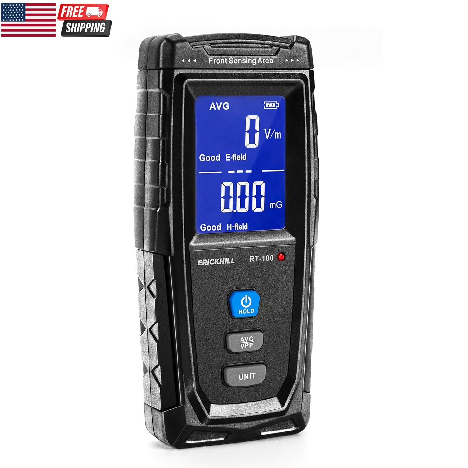 EMF Meter, Detects Electric and Magnetic Fields, Handheld Digital EMF Detector w