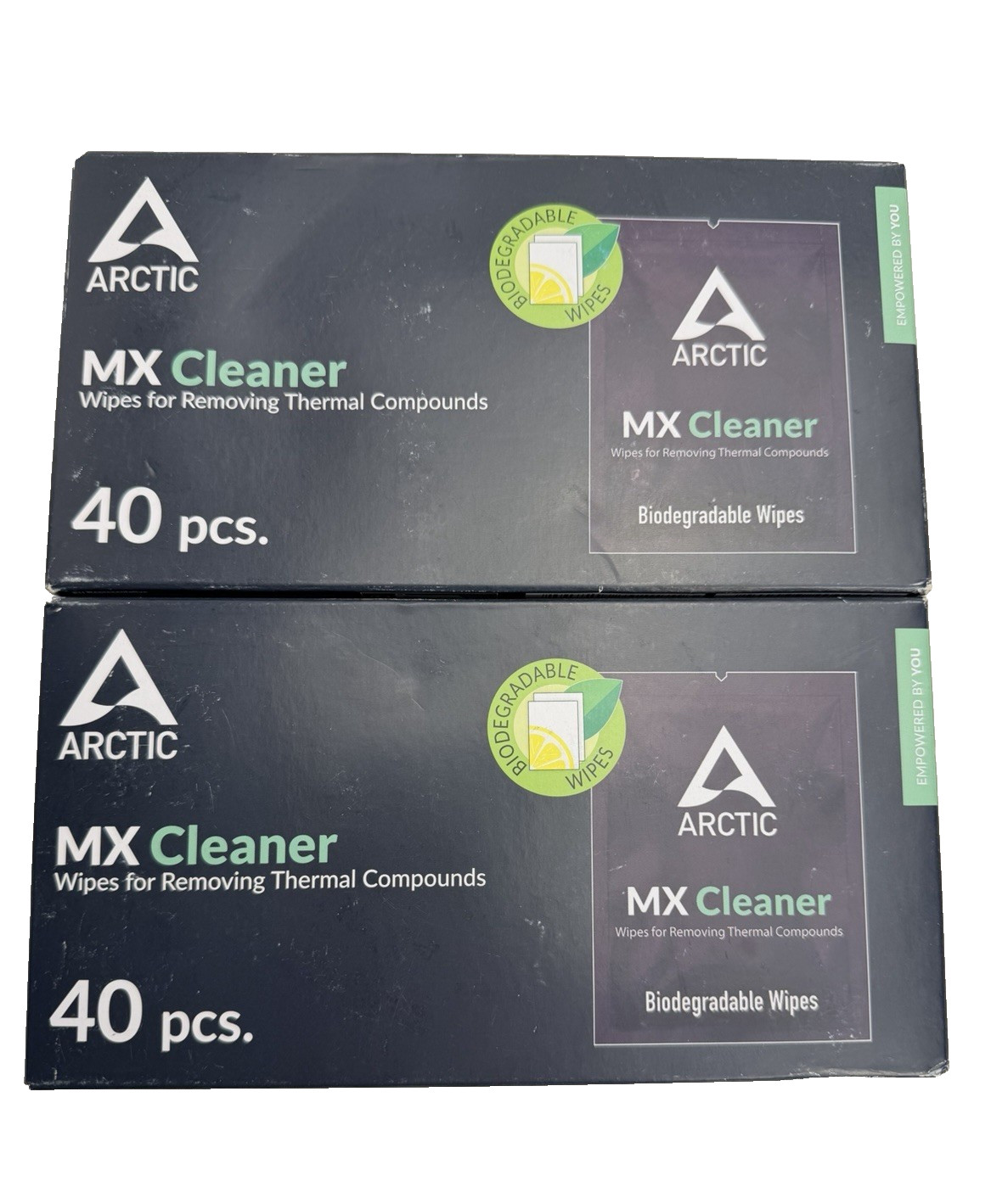 Artic MX Cleaner Wipes remove Thermal Compounds CPU GPU Limonene Based Qty.2-80