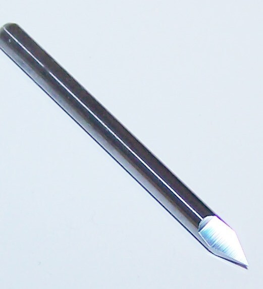 45 DEGREE 1/8" CARBIDE ENGRAVING SPADE TOOL - SPD1250-045