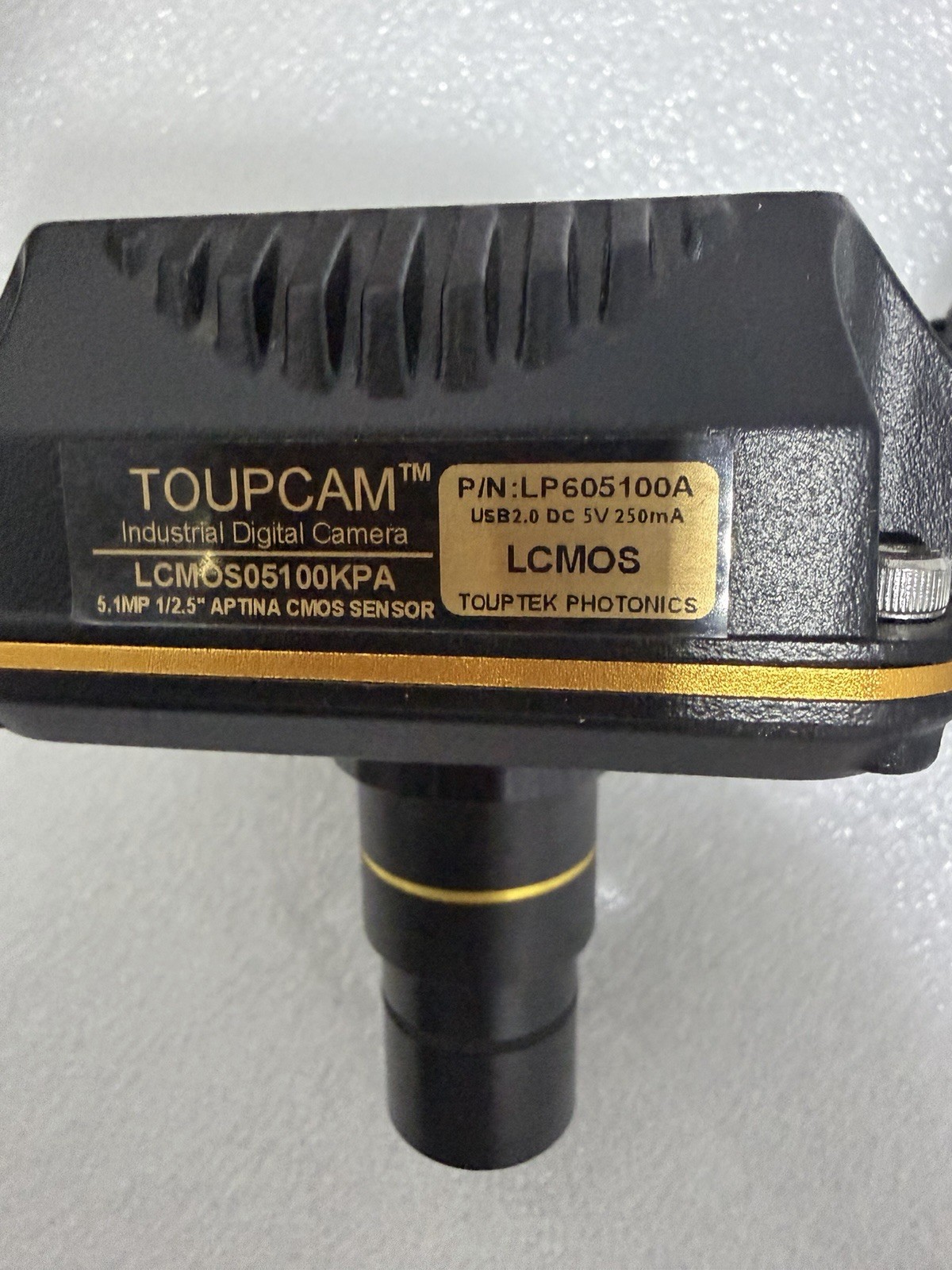TOUPCAM MiniVID TP605100A Microscope Digital Camera w/ Adapter