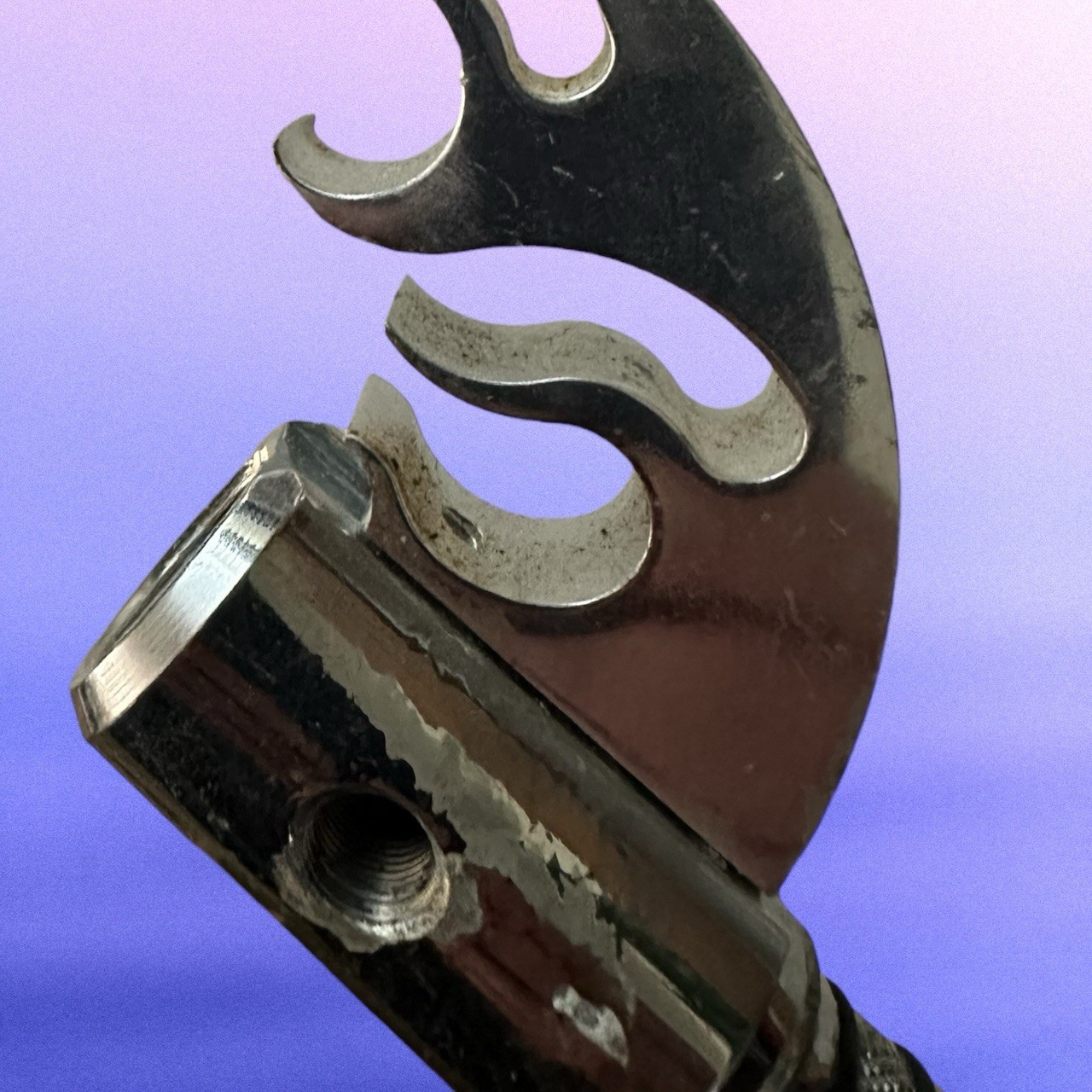 PHAT Chrome On/Off Dovetail ASA with Flame Drop Forward Paintball :: READ ::
