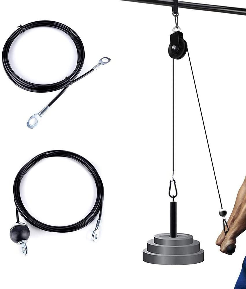 Fitness Pulley Cable,Replacement Cable Machine Accessories,Cable Pulley Attachme