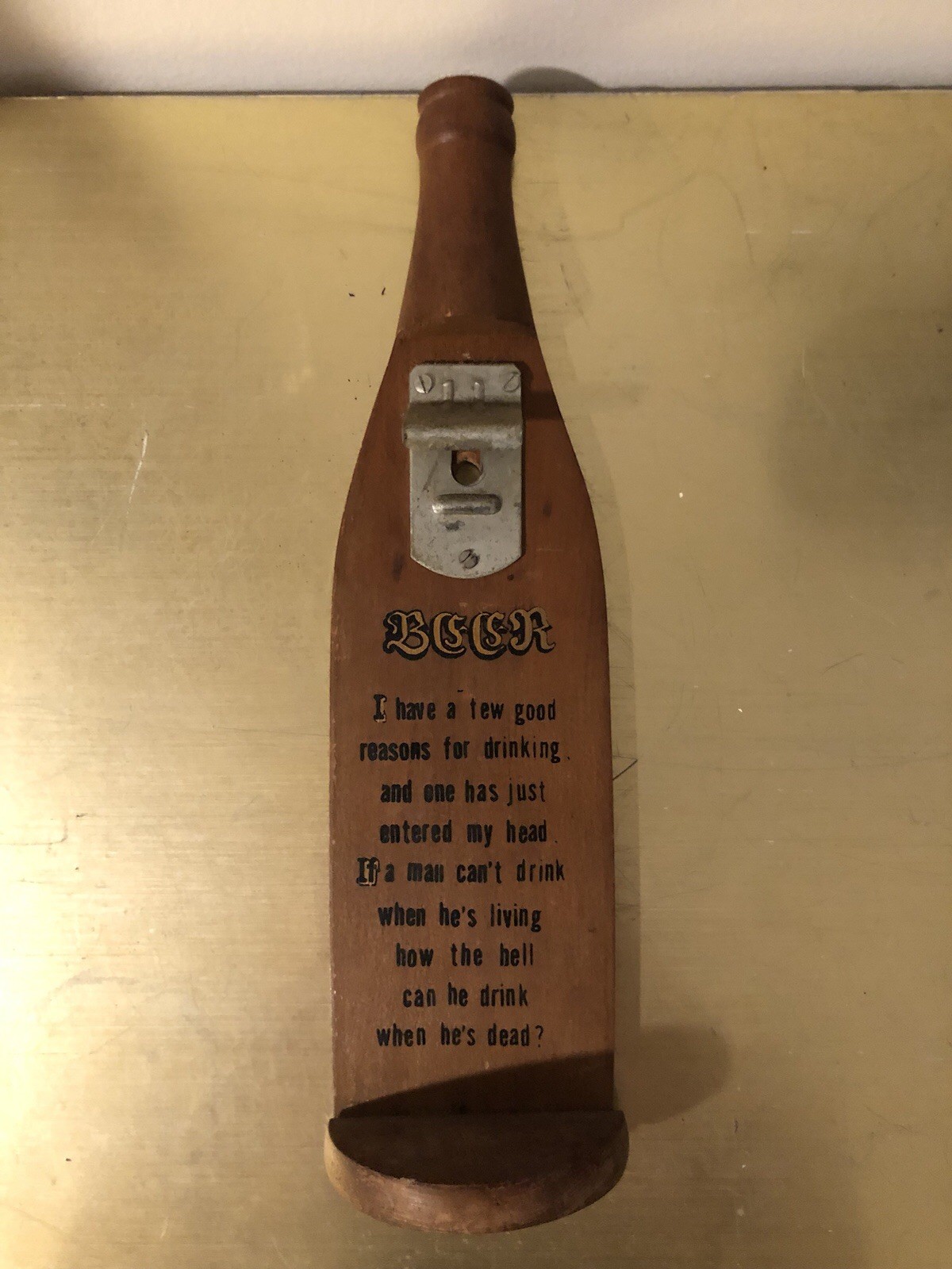 Beer Bottle Opener - Vintage 1960s Bric-a-Brac