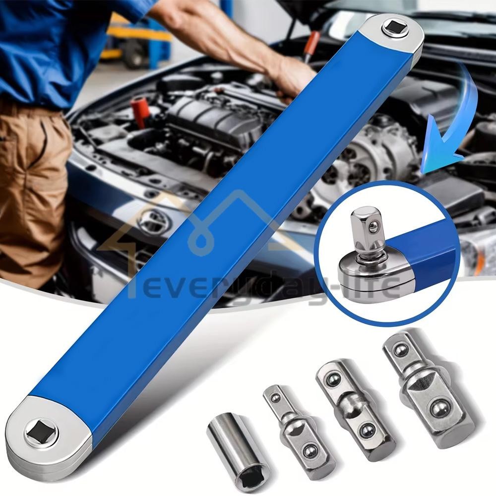 Upgraded Impact Ready Offset Extension Wrench, Tight Reach Extension Wrench Set