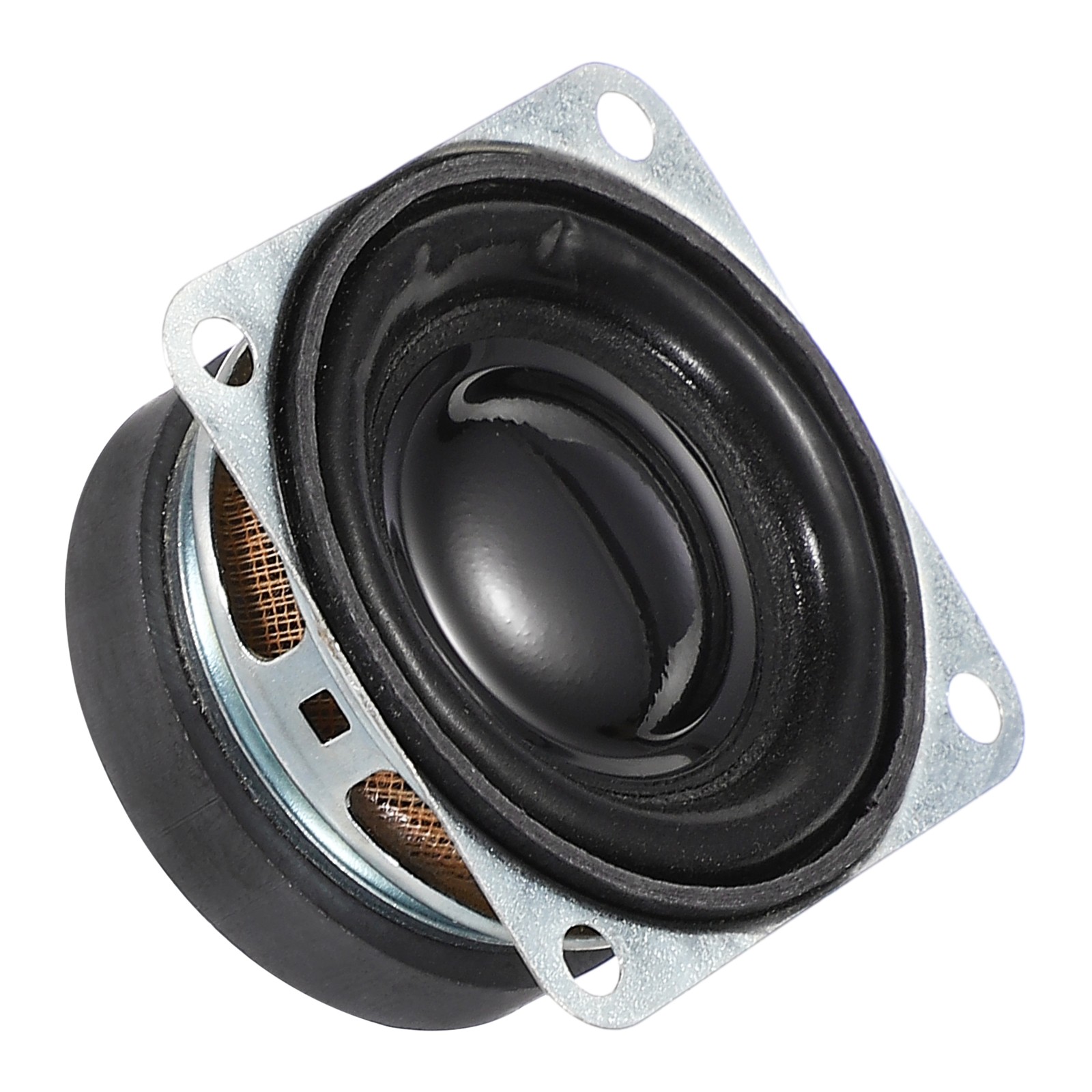 2Pcs 3W 4Ohm Small Speakers Square Micro External Magnet Speaker 34mm Black