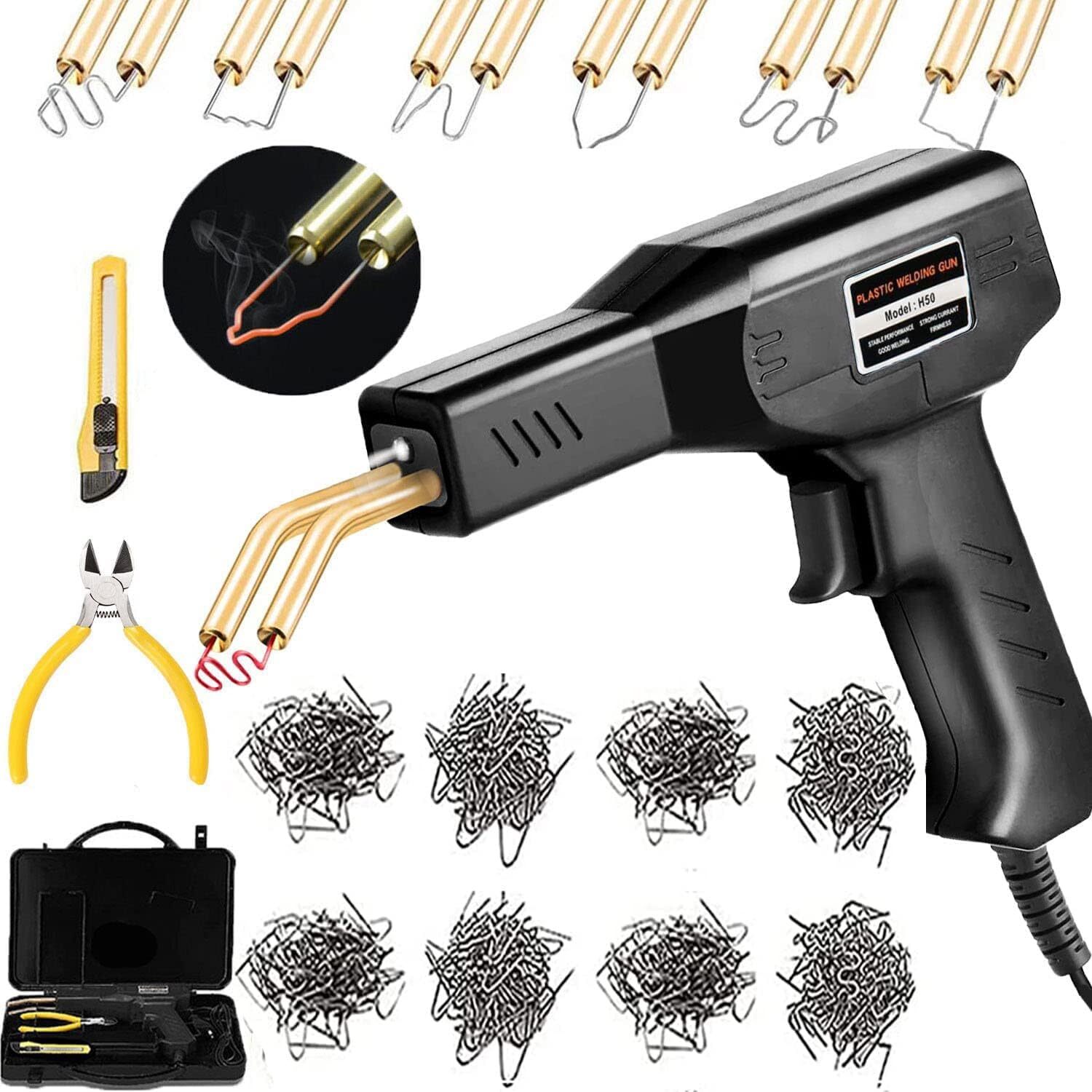 Soldador De Plastico Pistola Para Soldar Plastic Welder Grapadora Soldadura 50 W