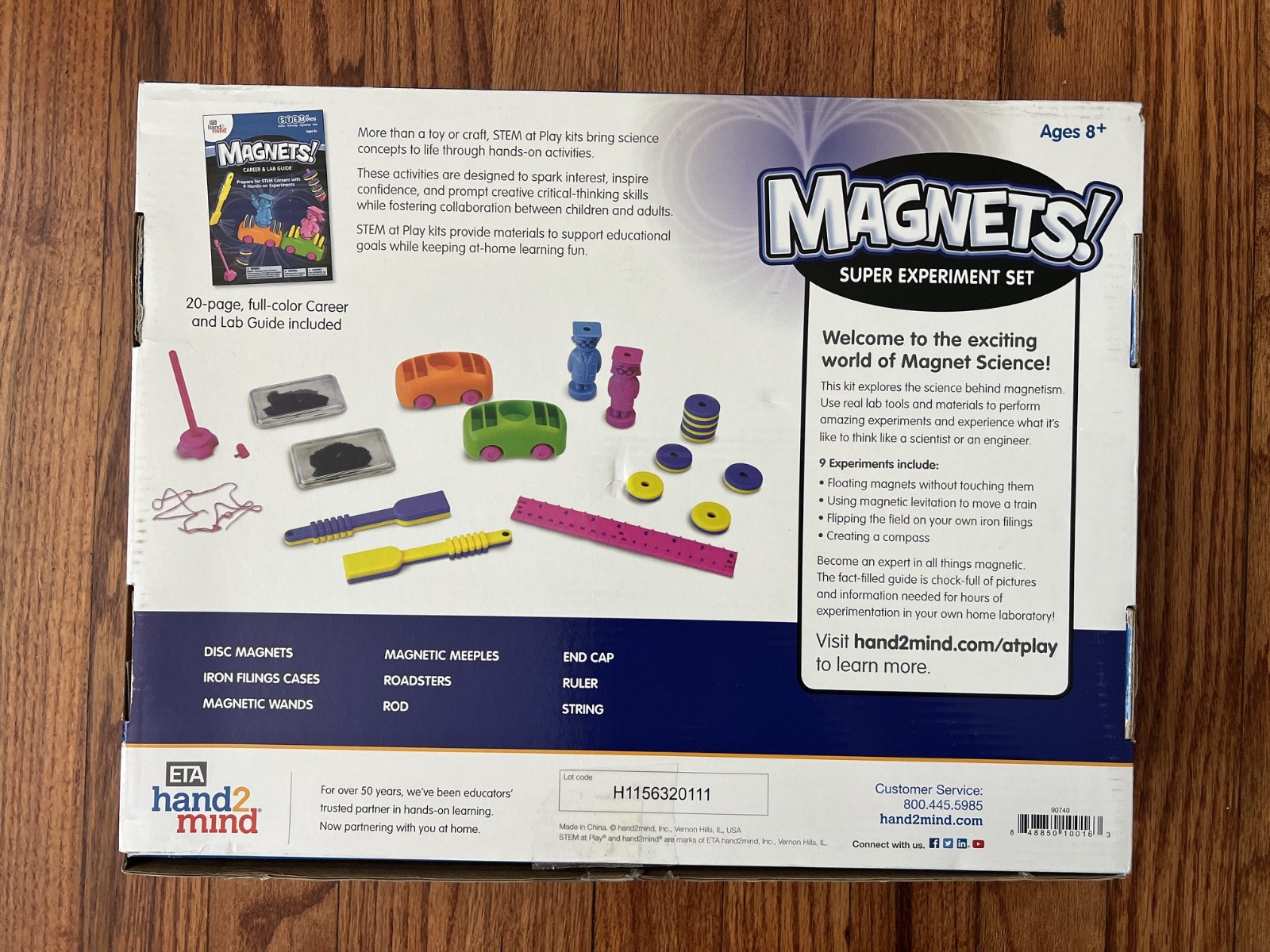 Magnets! Super Experiment Stem Set ages 8+ by hand2mind