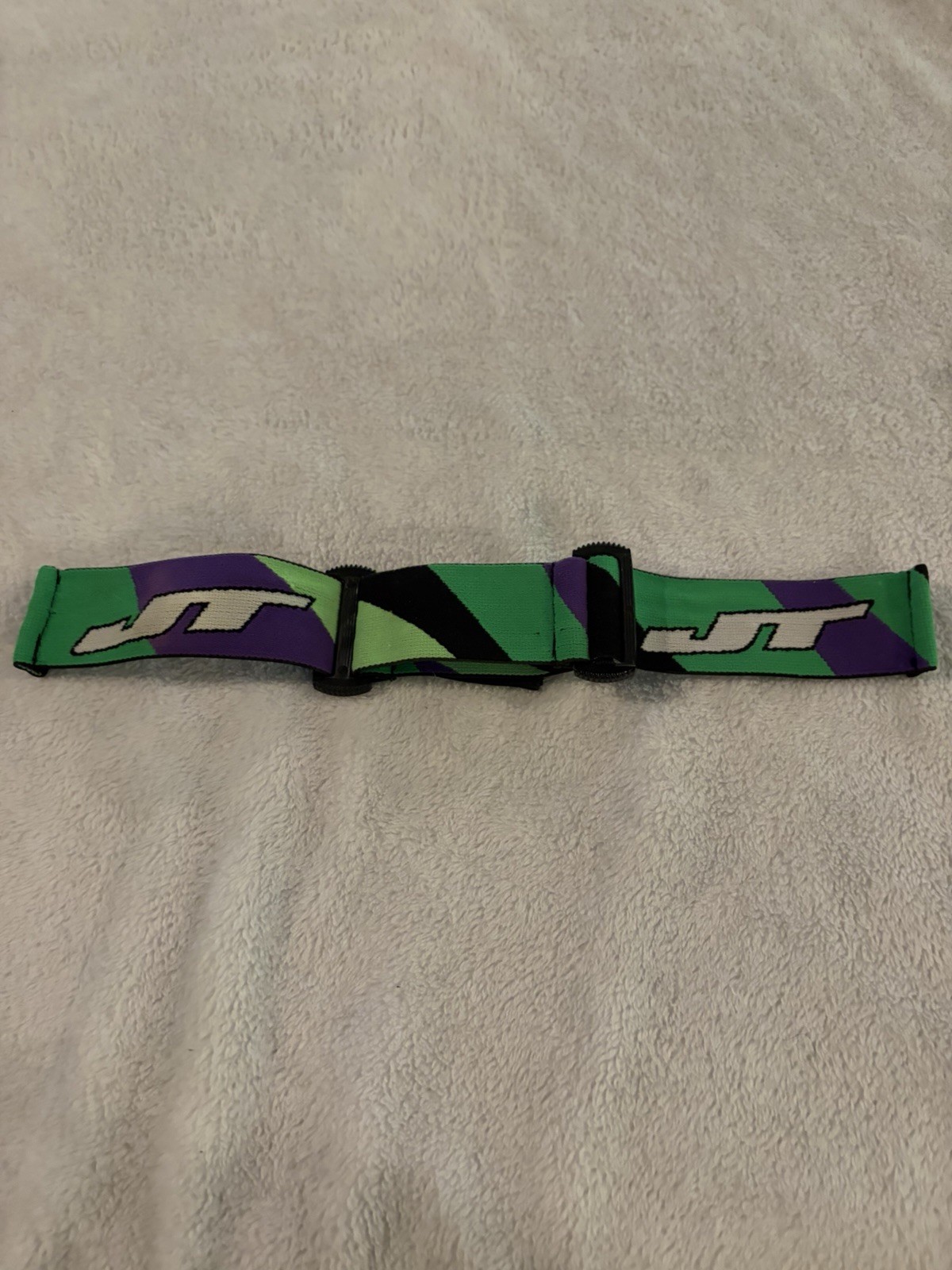 JT PROFLEX PAINTBALL MASK JOKER COLORED STRAP ONLY PURPLE GREEN BLACK