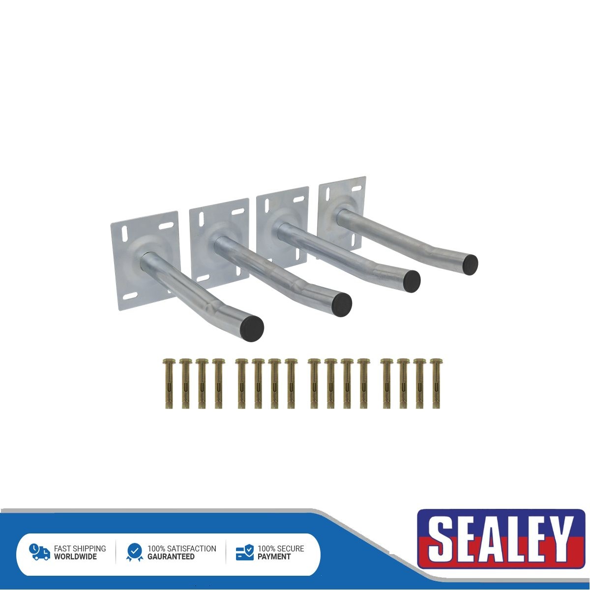 Sealey Wall Mounting Storage Hooks Set of 4 APWH