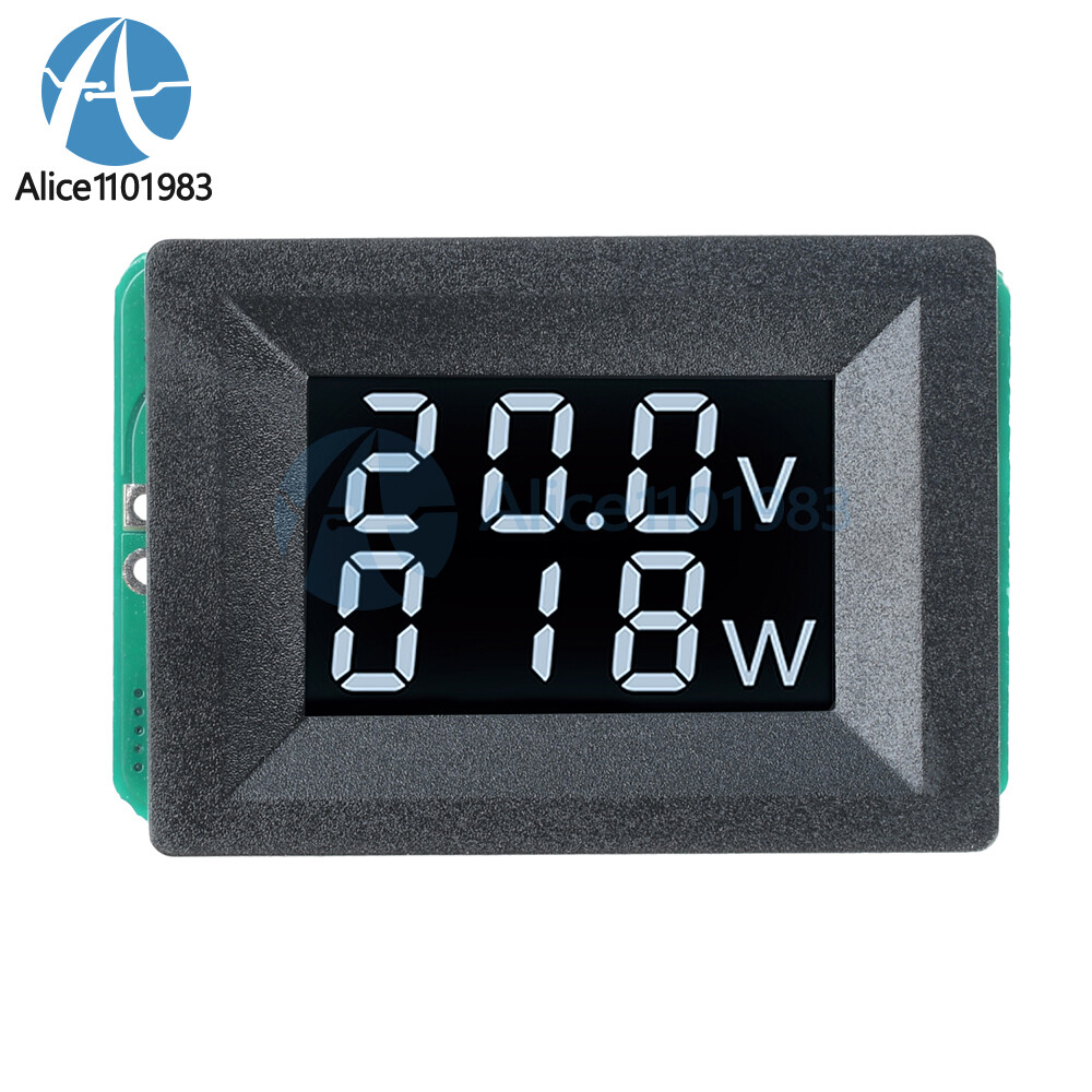 DC10-30V Mini Digital Voltmeter Power Meter 100W/200W/300W/400W for Power Supply