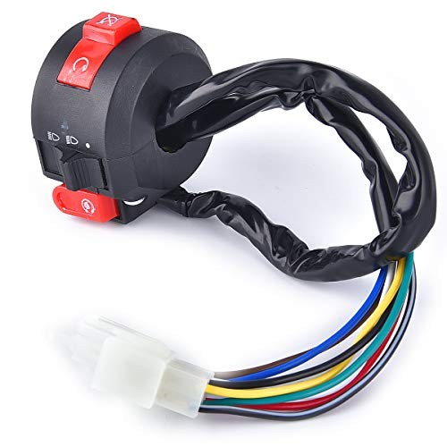 Left Handlebar Switch Assembly Replacement for 50cc 70cc 90cc 110 cc 125cc