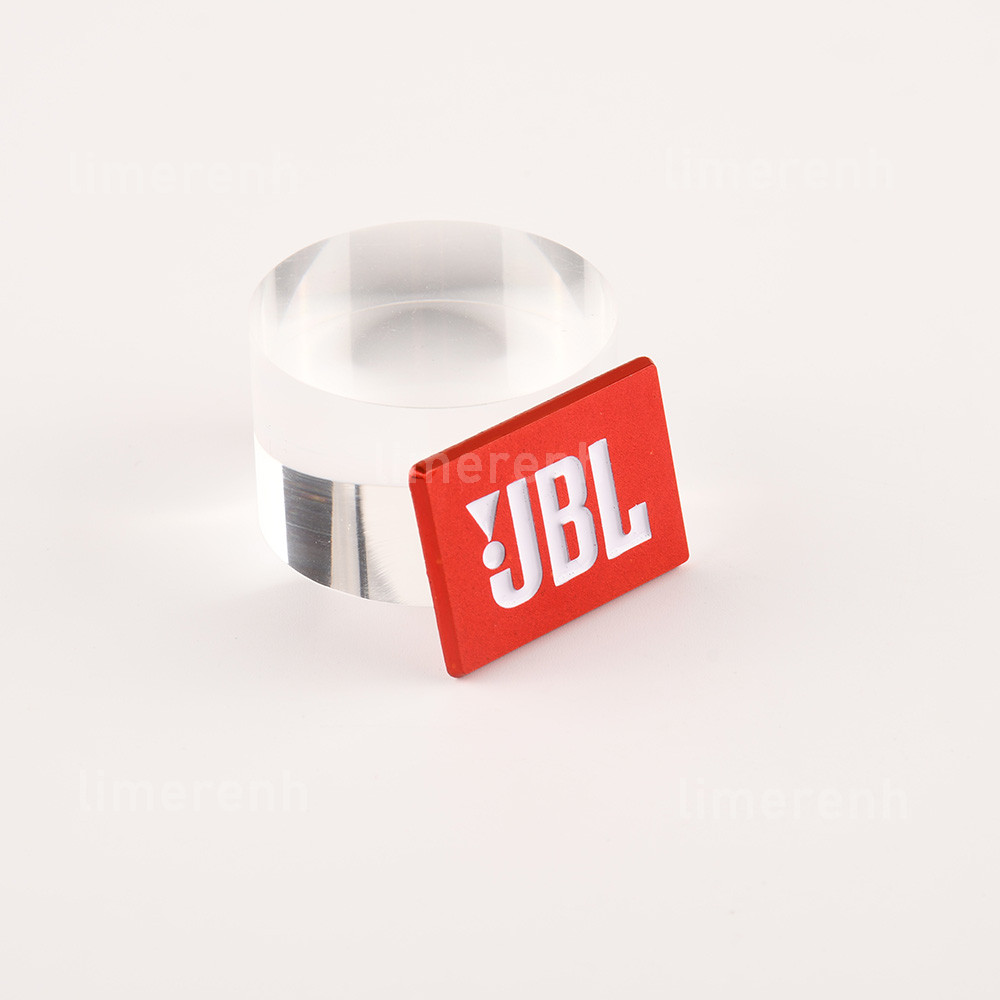 2pcs JBL Aluminum logo badge replacement piece 34mm X 24.5mm