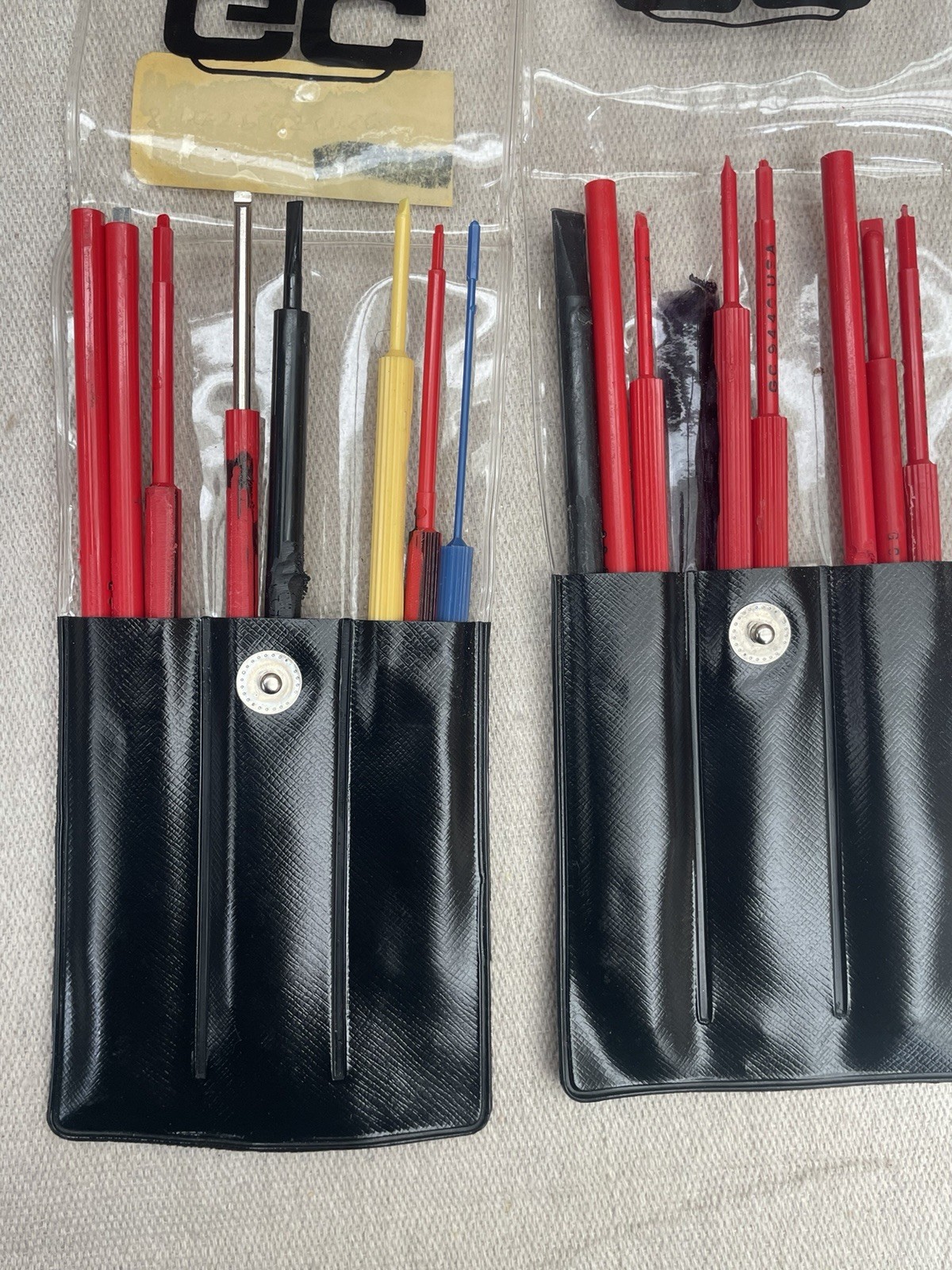 GC Electronics (2) 8-Pc Precision Alignment Tool Kits 16 Total w/ Case
