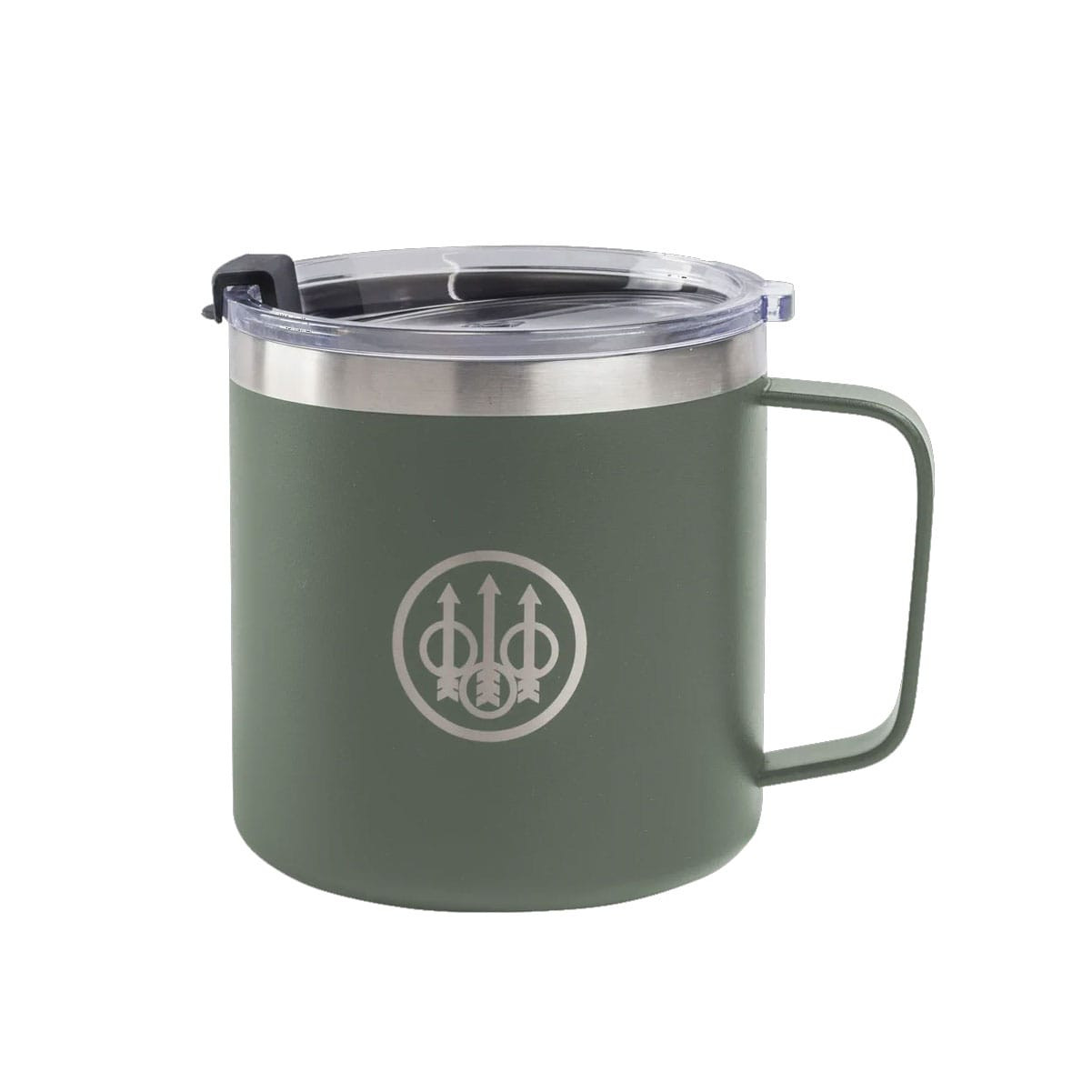 BERETTA 16 Oz Hiking Double Insulated Stainless Steel Coffee Mug w/ Lid, Colors