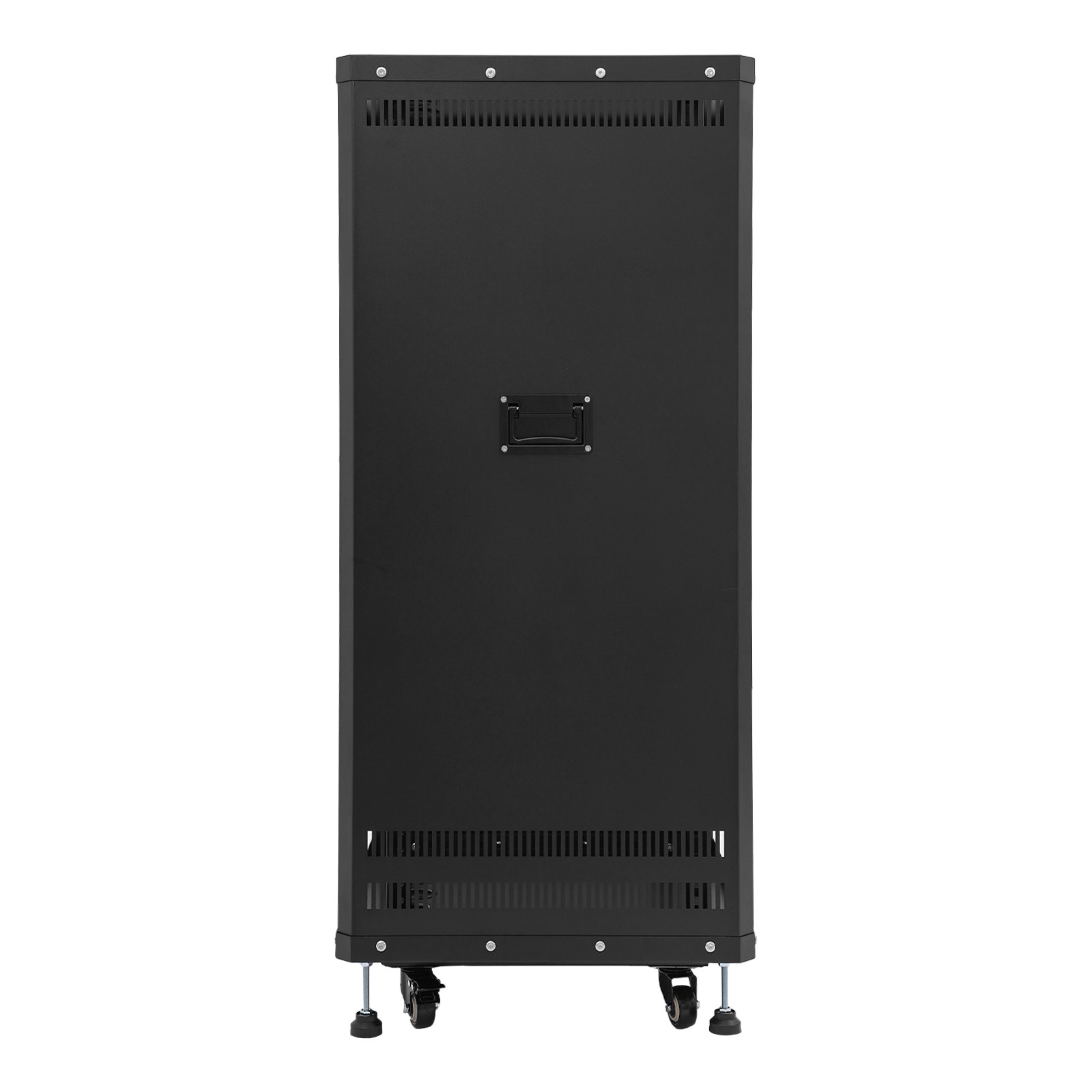 22U DJ Mixer Stand Rolling Stereo & Server Rack with Wheel Open Frame for Audio