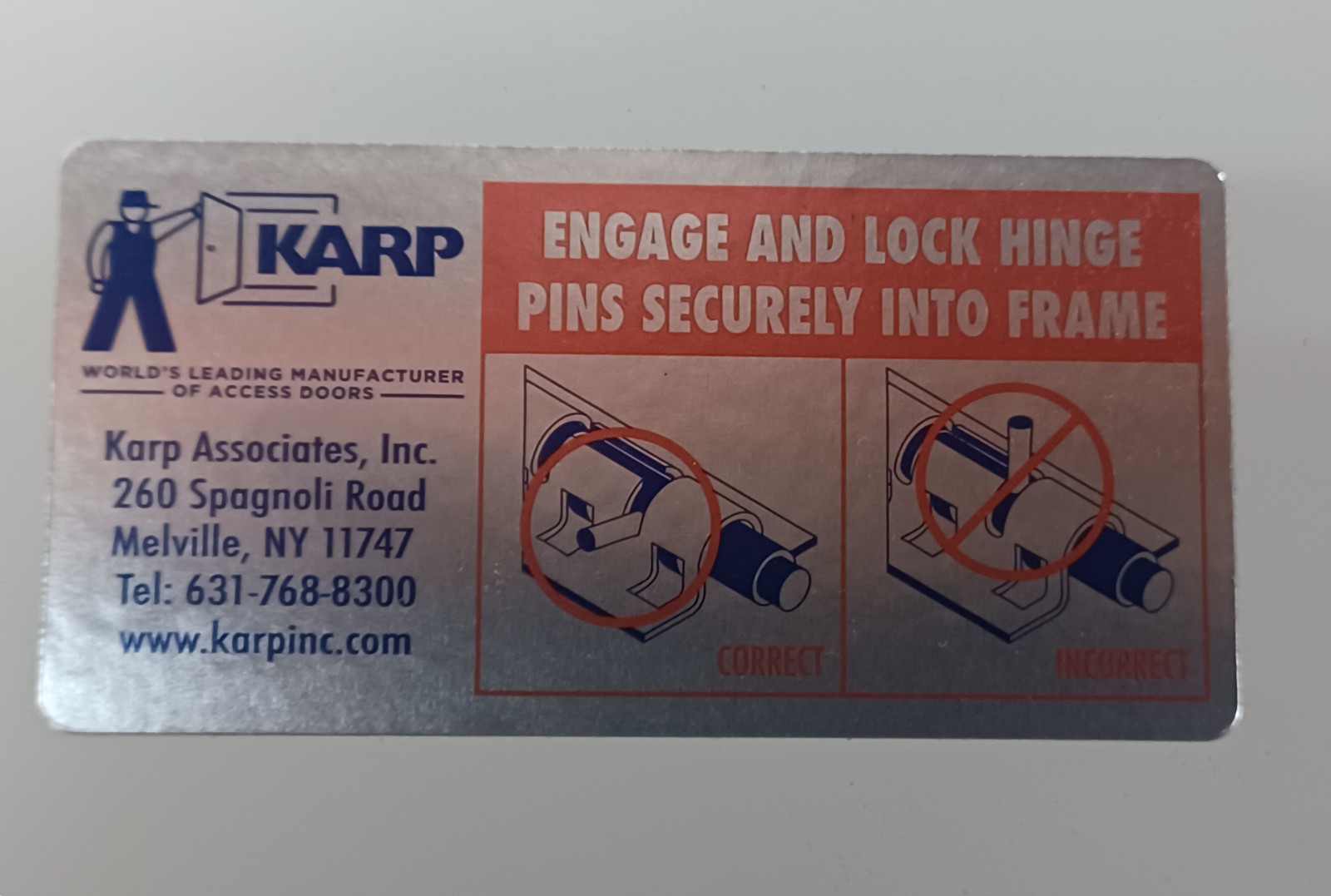 Karp 25 x 25 in Access Door Flush Mount