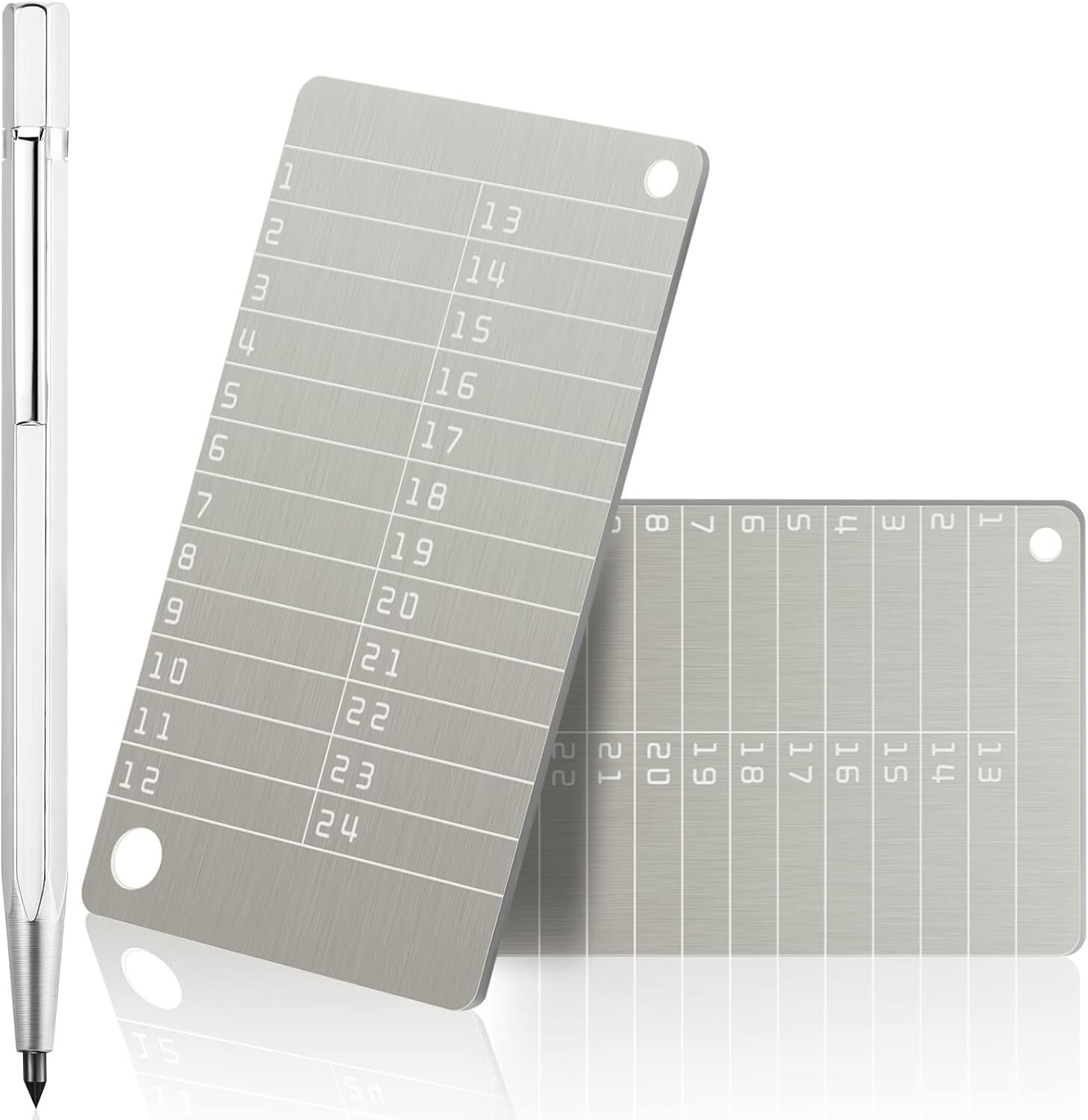 Crypto Cold Wallet Seed Phrase Recovery Steel Plates / Bitcoin / Cryptocurrency