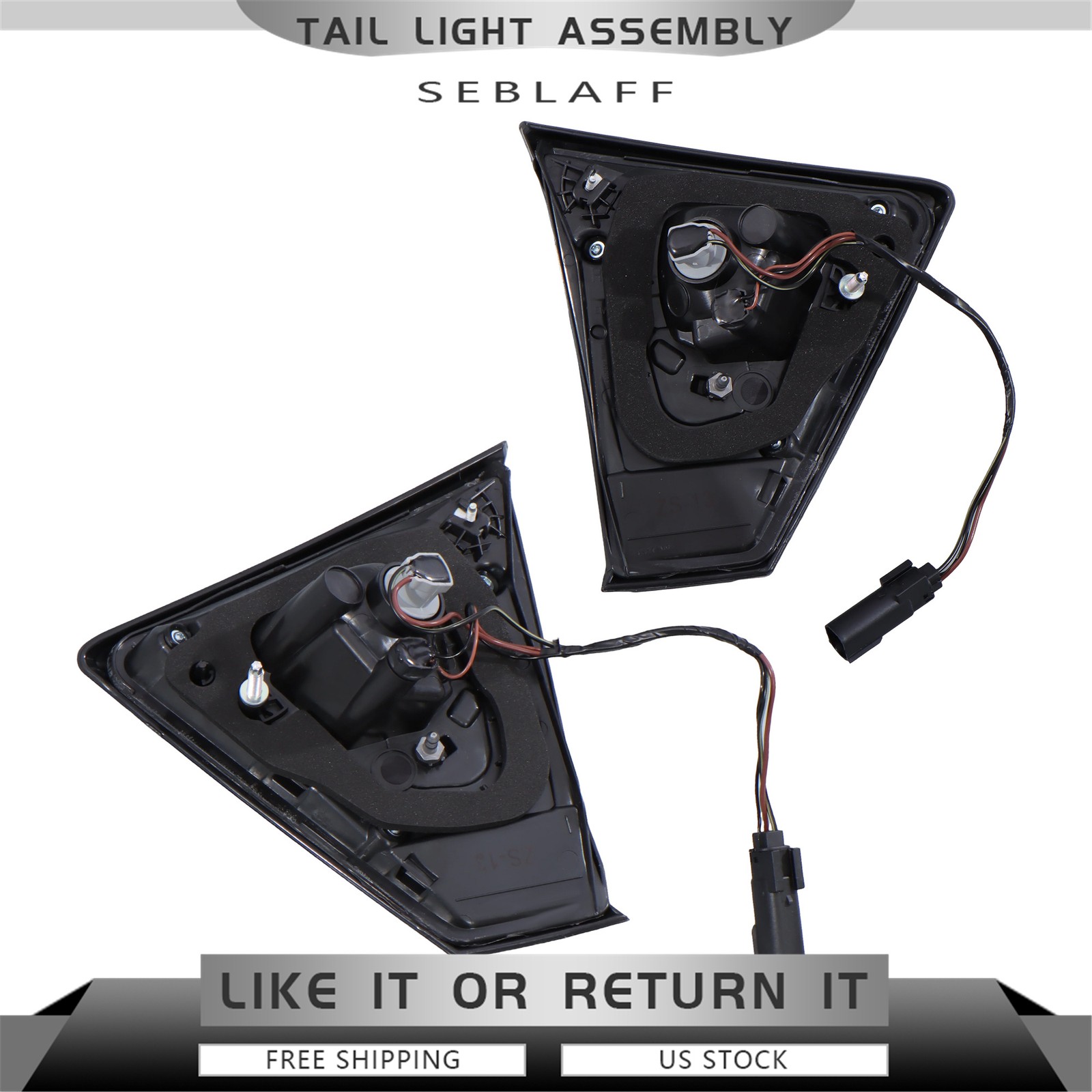 Halogen Tail Lights For Ford Escape 2017-2019 Rear Left&Right Inner Tail Lamps