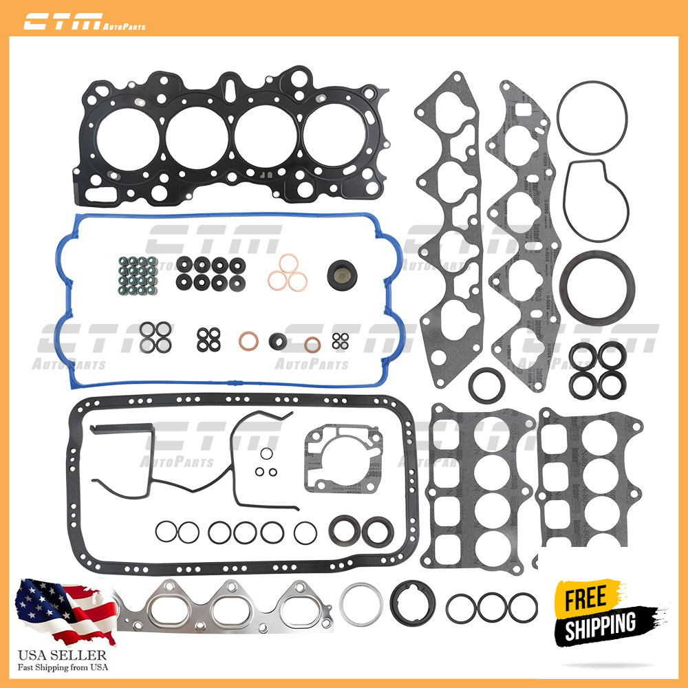 MLS Full Gasket Set Fit 92-01 Acura Integra Honda Civic VTEC B17A1 B18C1 B18C5