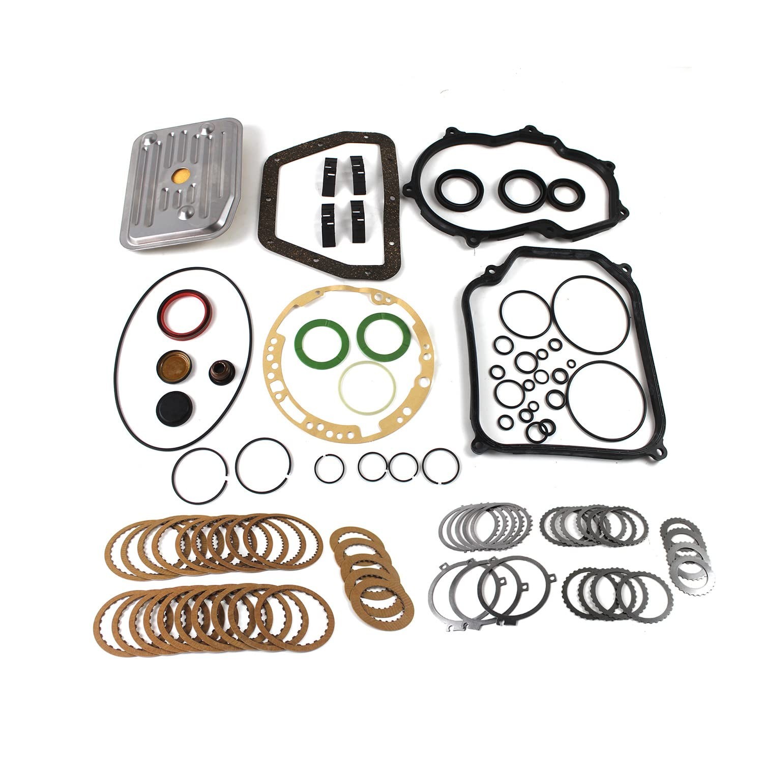 01M O1M Transmission Master Rebuild Kit w/Friction Steel Plates Filter Fits f...