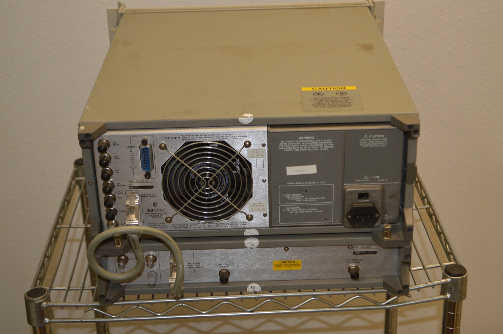 HP Agilent 8753C Network Analyzer & 85046A S-Parameter Test Set 300kHz (AVV35)