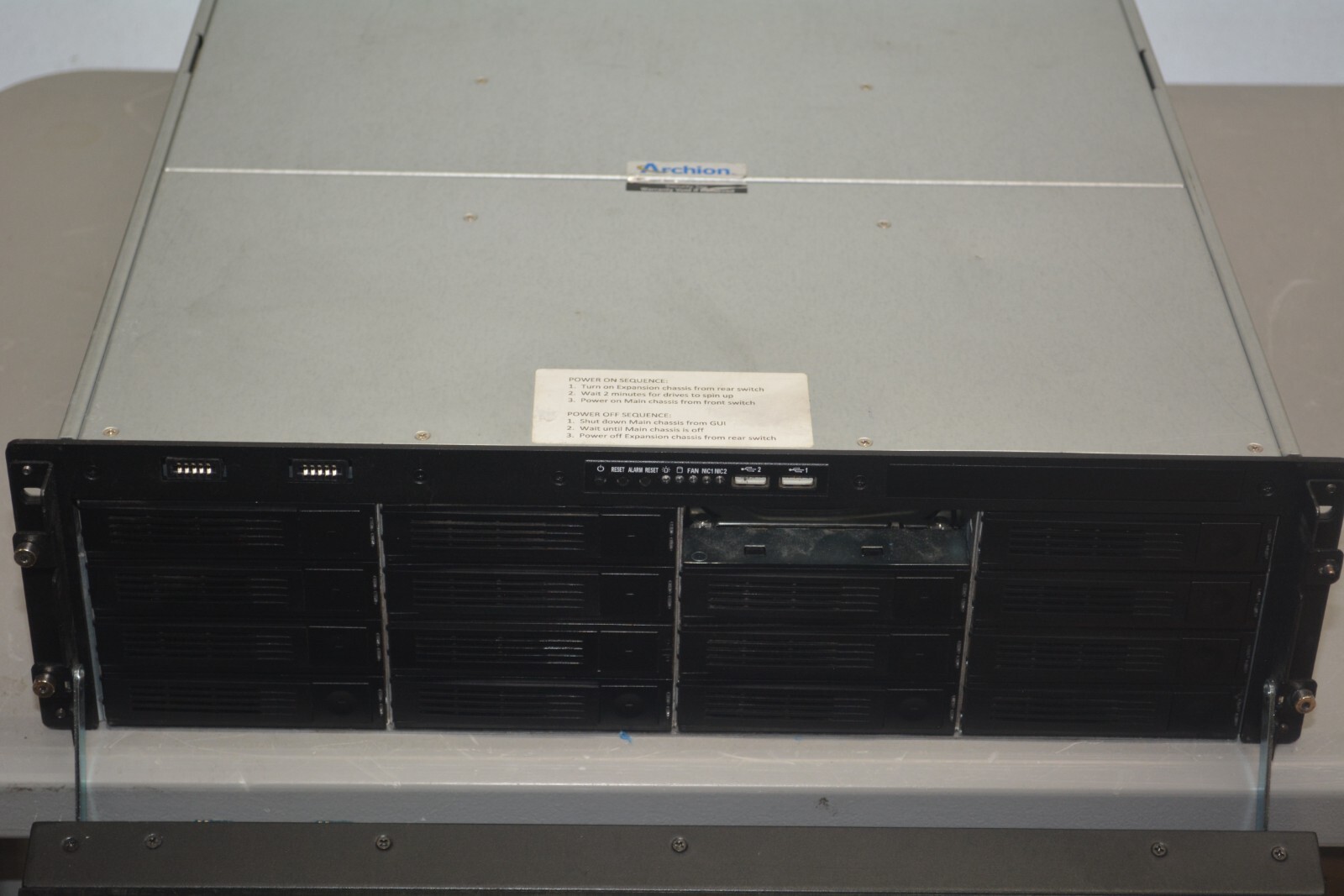 ^ Archion EO High Performance Shared Media Storage System 15x 2TB Drives