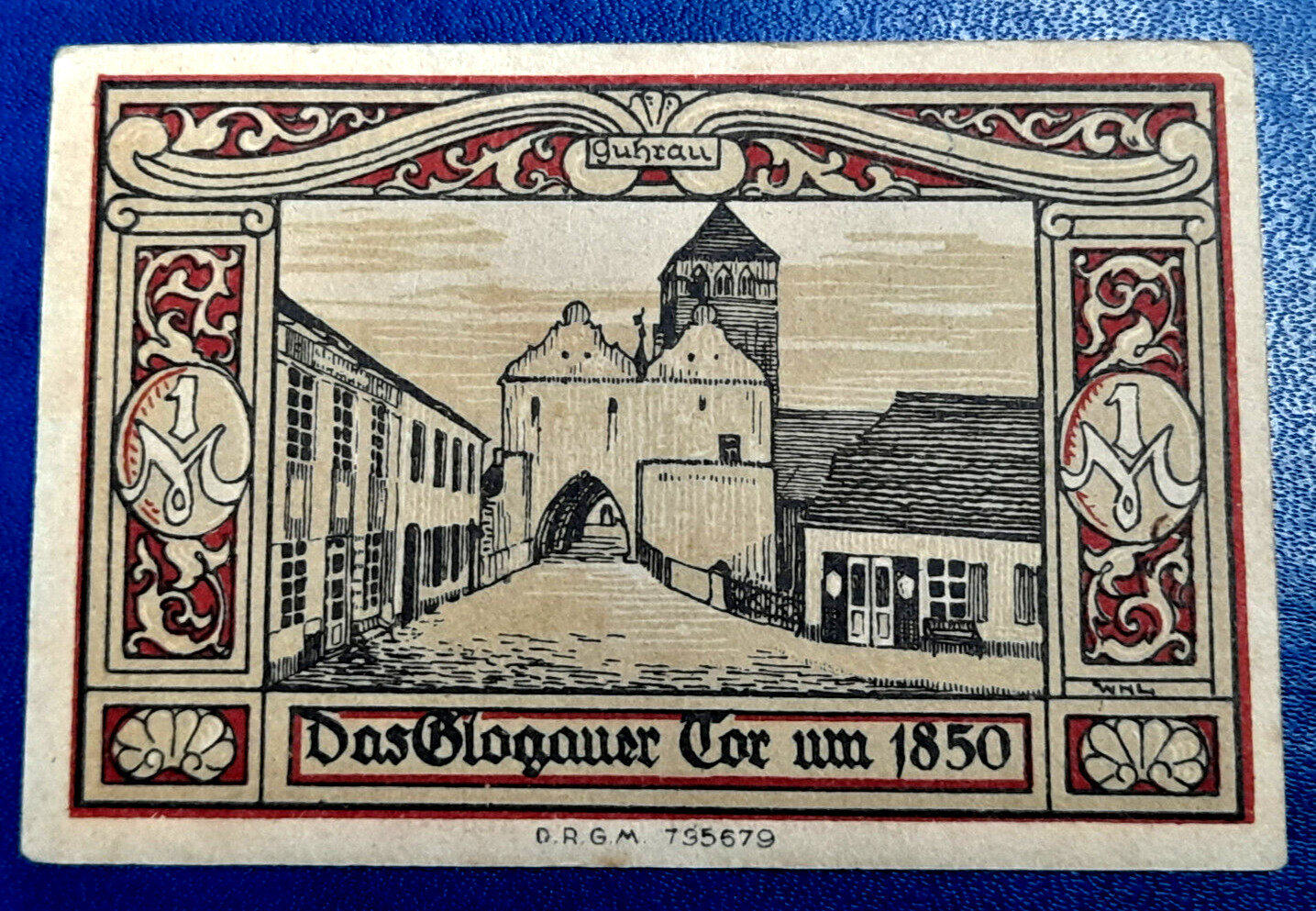 GUHRAU (POLAND GÓRA) NOTGELD 1 MARK 1922 EMERGENCY MONEY GERMANY (31036)