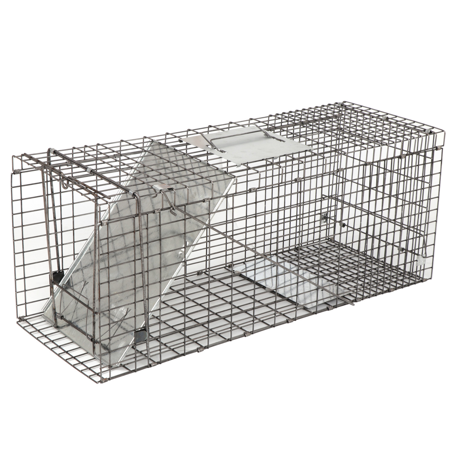 Animal Trap 32"  Steel Cage for Live Rodent Humane Control Rat Squirrel Raccon