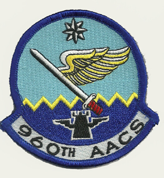960TH AACS EMBROIDERED PATCHES -  50 PATCHES FOR $50.00 AND FREE SHIPPING