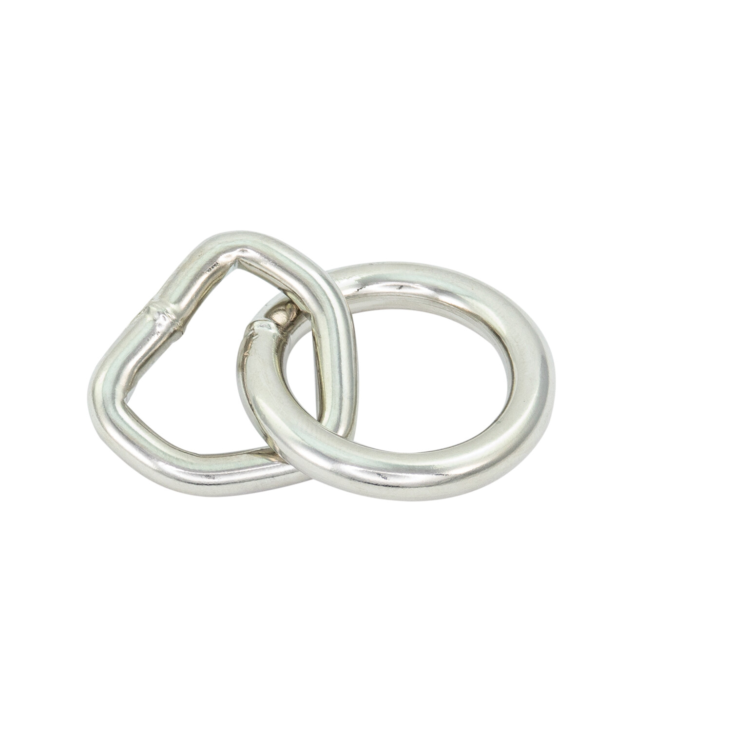 Silver Small 28mm Bondage Rings – Single - StudsAndSpikes