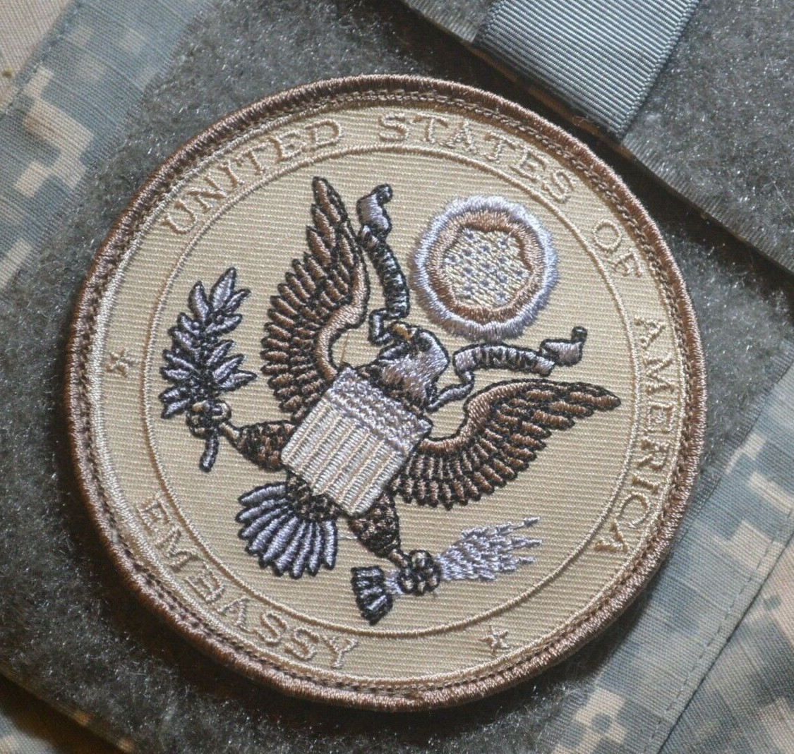 STATE DEPT WPS CONTRACTOR PMC TEAM DDS burdock INSIGNIA: US EMBASSY (Generic)